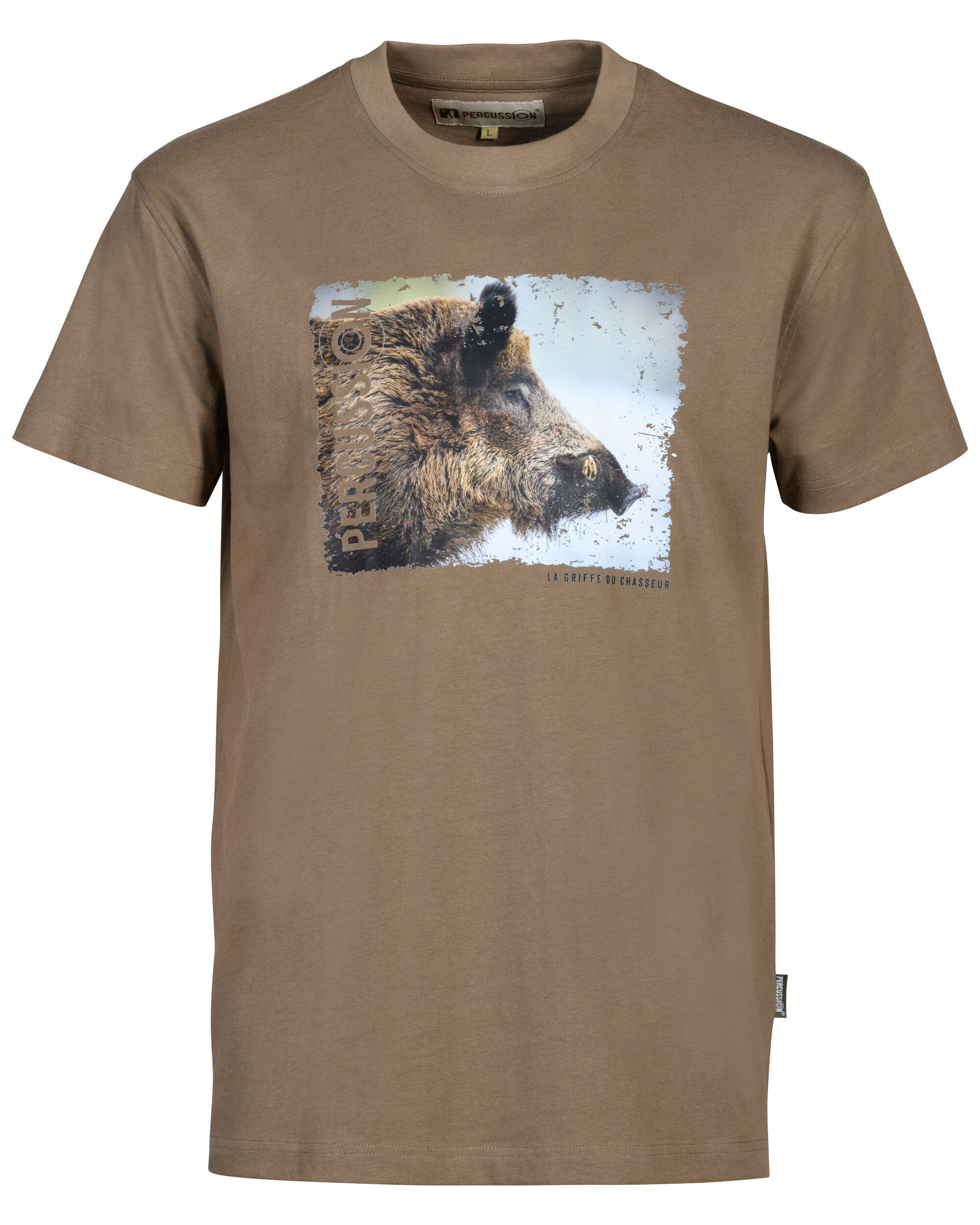 Percussion T-Shirt Wildboar (Beige)
