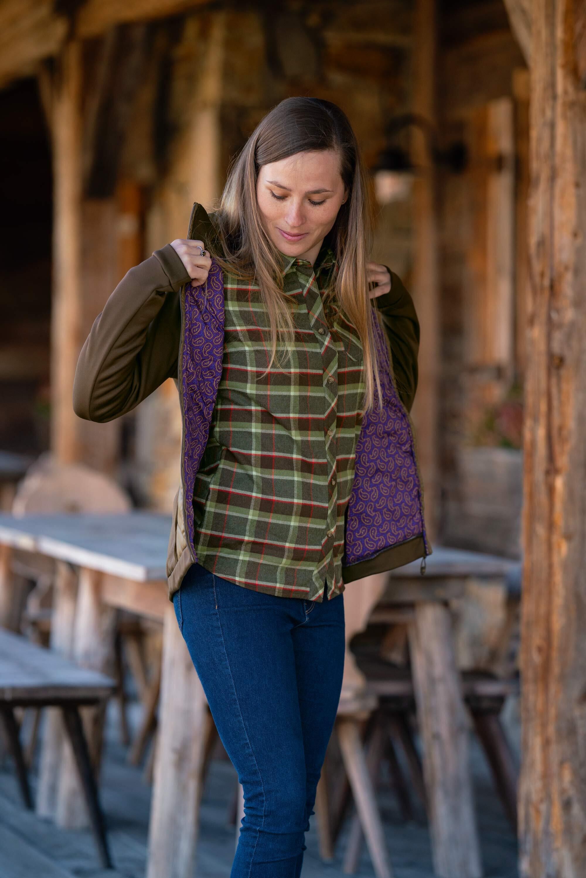 Blaser Damen-Fleecejacke Kerstin (braun) Blaser Damen-Fleecejacke Kerstin (braun)