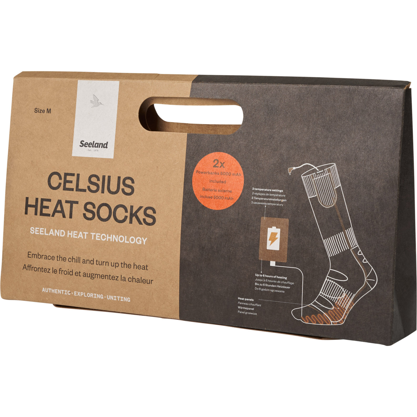Seeland Celsius Heat Heizsocken (Green melange) Seeland Celsius Heat Heizsocken (Green melange)
