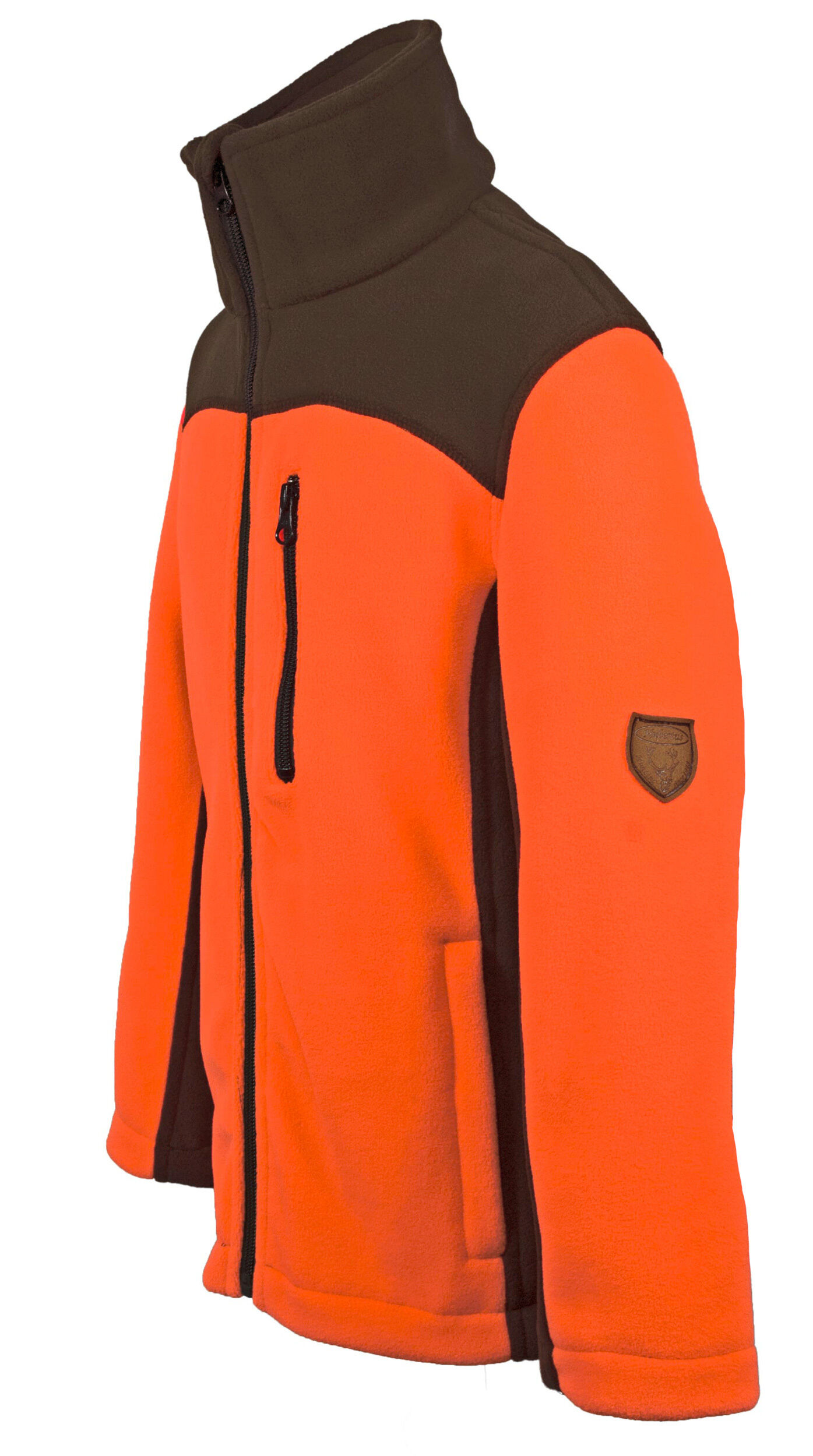 Hubertus Kinder-Signalfleecejacke Eifel (orange)