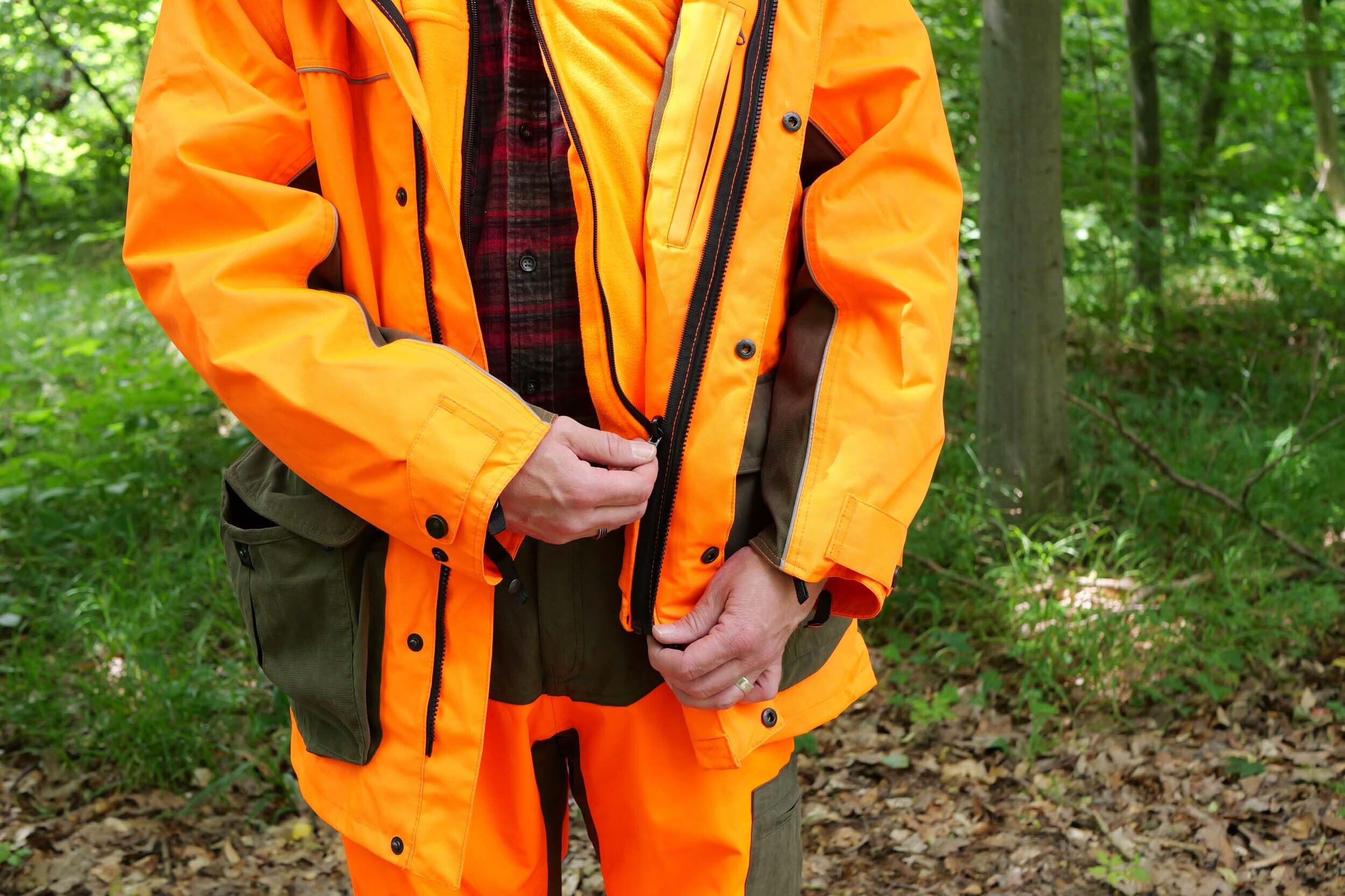 Hubertus Dog Keeper Jacke (oliv/orange) Hubertus Dog Keeper Jacke (oliv/orange)