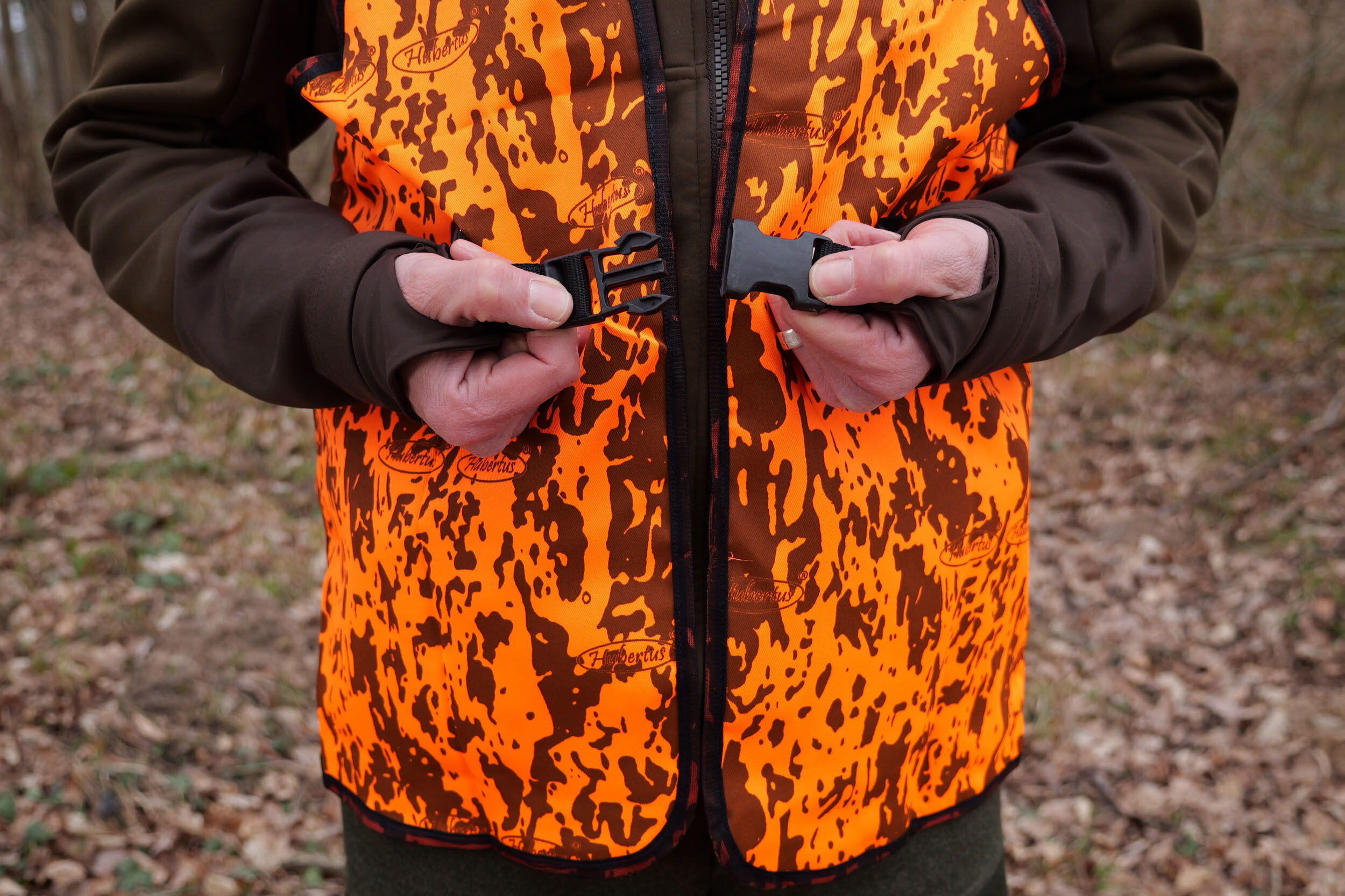 Hubertus Warnweste Drückjagd (orange) Hubertus Warnweste Drückjagd (orange)