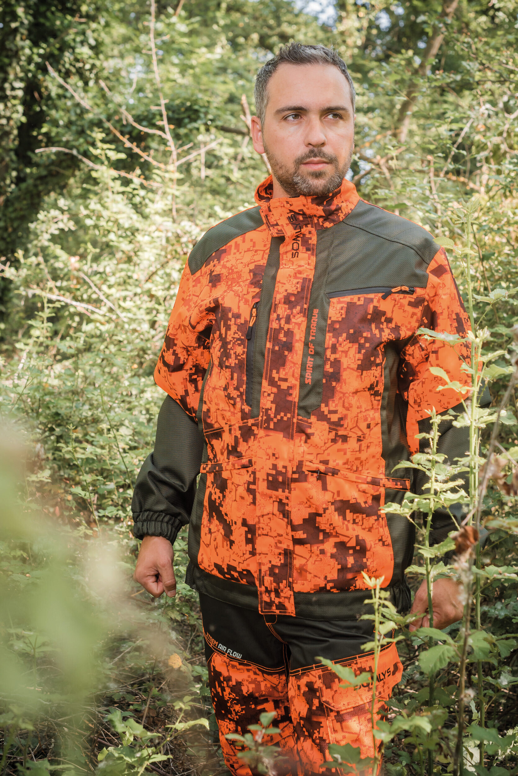 Somlys Jacke Spirit of Traque (digital orange) Somlys Jacke Spirit of Traque (digital orange)