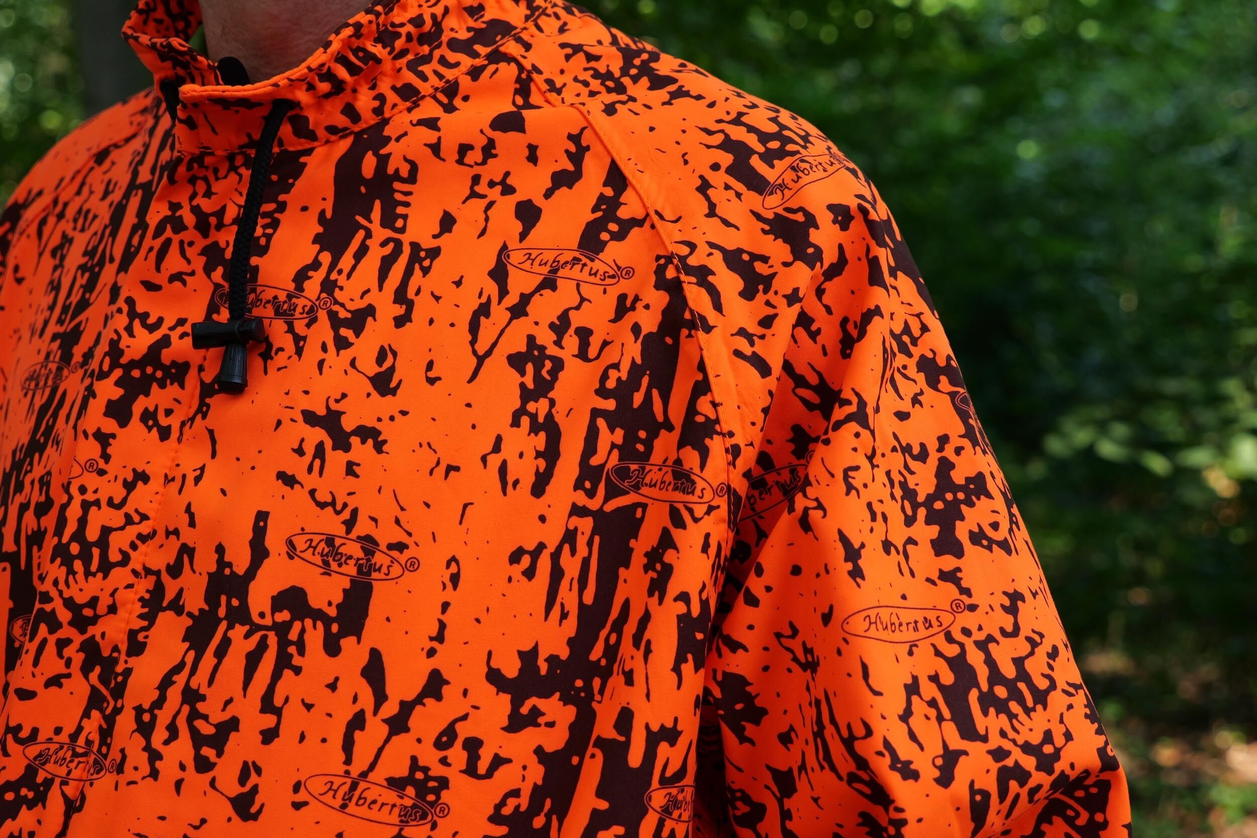Hubertus Warn-Überjacke Drückjagd wasserdicht (grün-orange) Hubertus Warn-Überjacke Drückjagd wasserdicht (grün-orange)