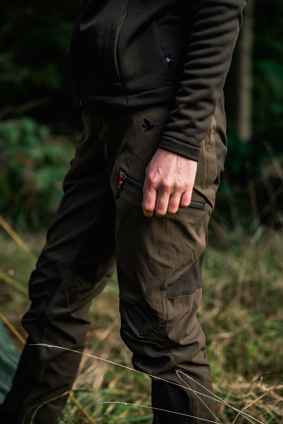 Seeland Damen-Stretchhose Larch (green/chocolate)