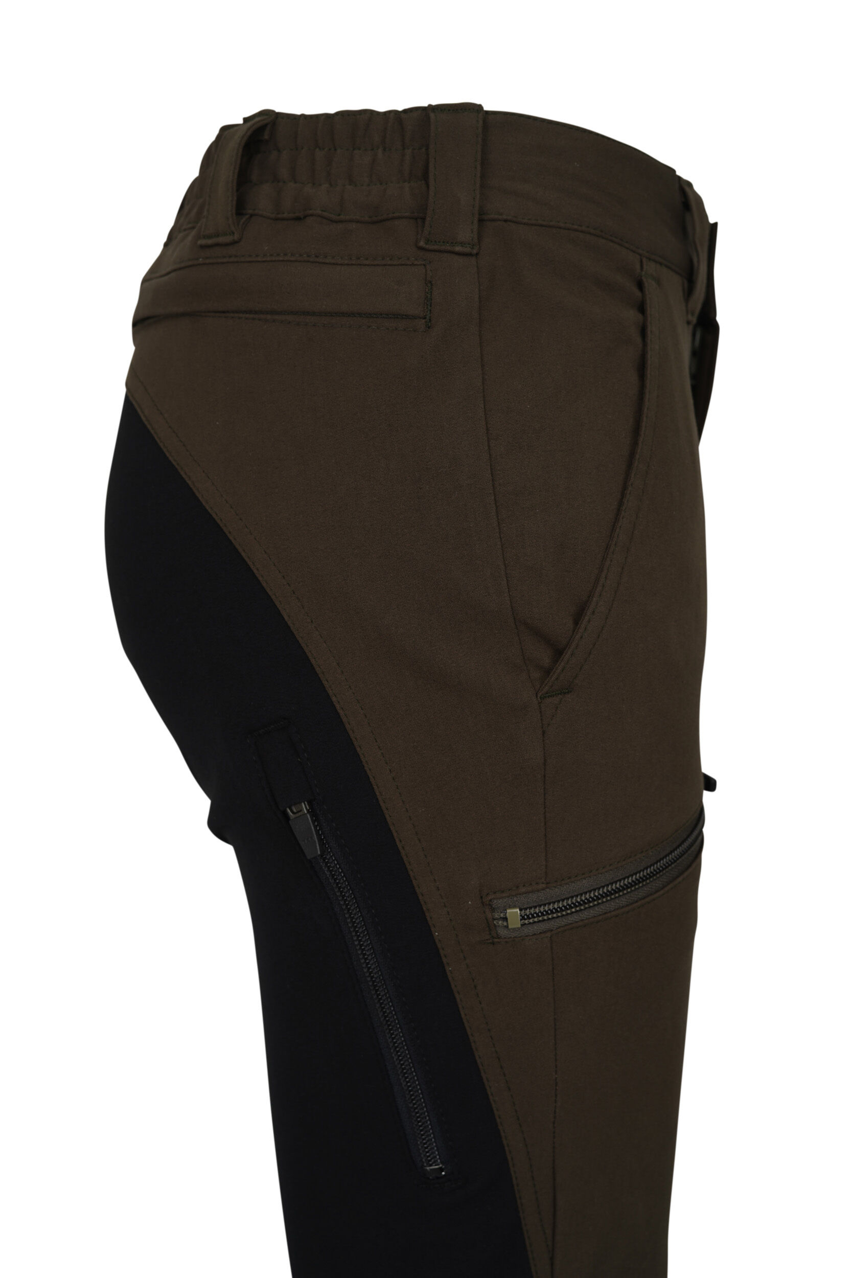 Hubertus Damen Jagdhose Stretch Emma (oliv/schwarz)