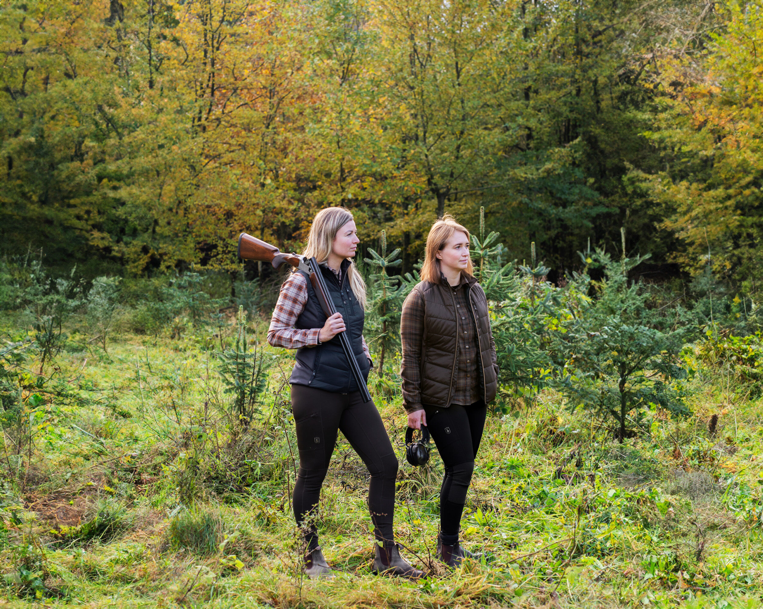 Deerhunter Lady Tights mit Verstärkung (Art Green)