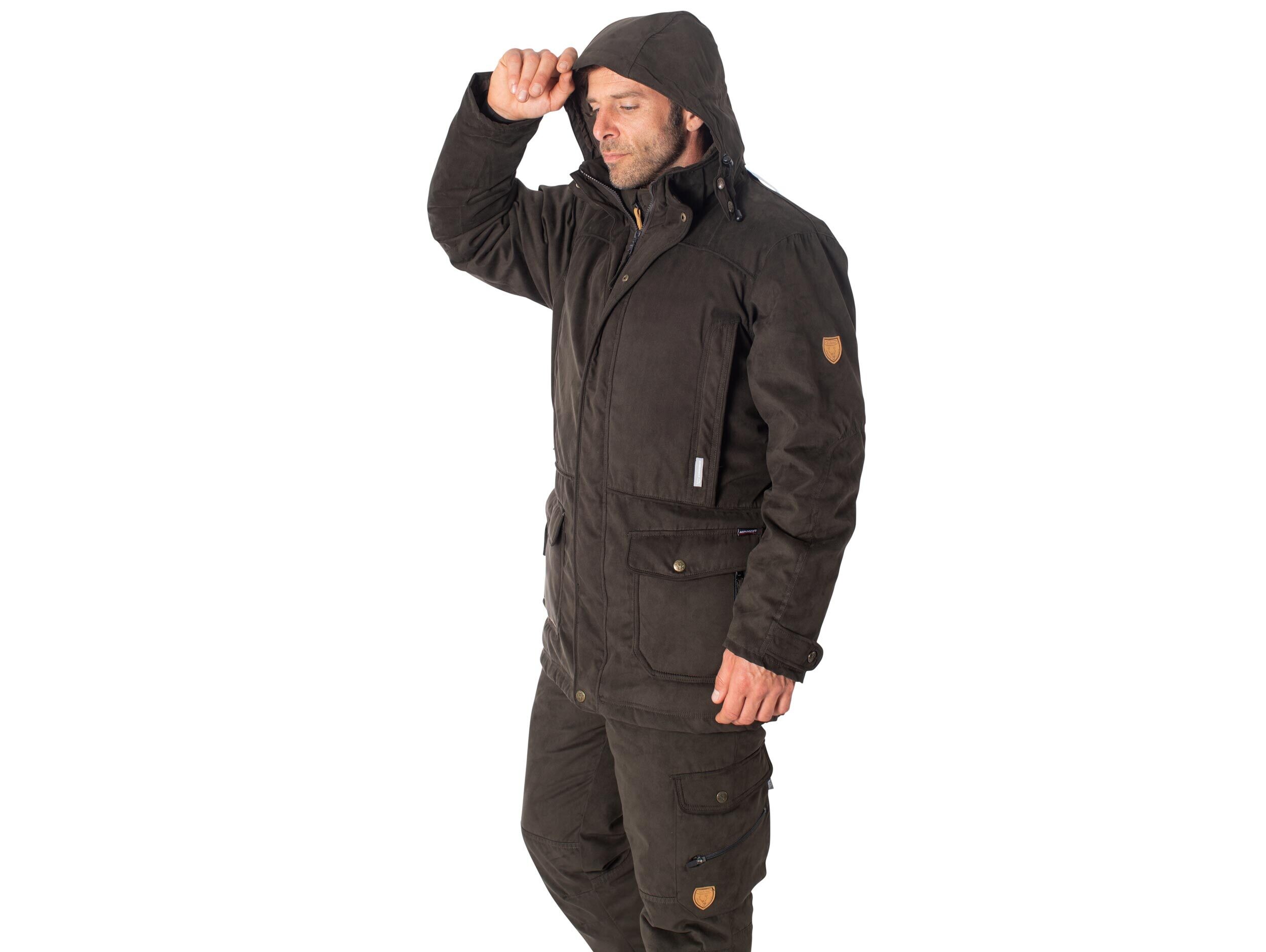 Hubertus Jagdjacke Schwarzwald (oliv/braun)