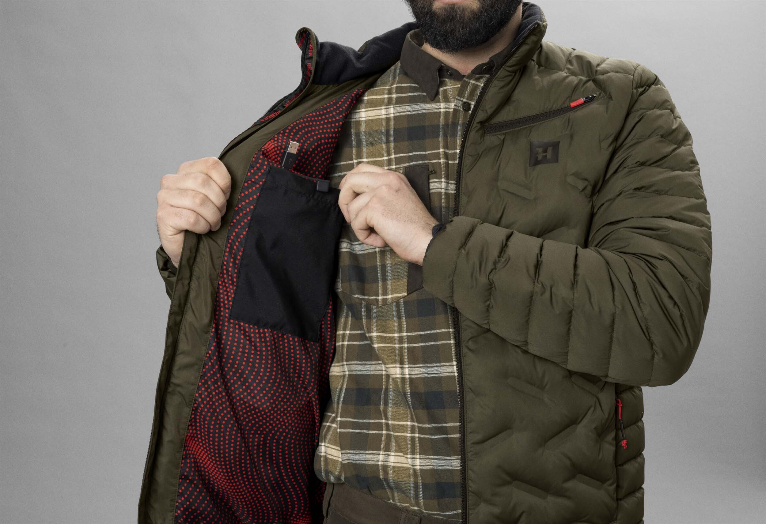 Härkila clim8 Insulated Heizjacke (Willow green) Härkila clim8 Insulated Heizjacke (Willow green)
