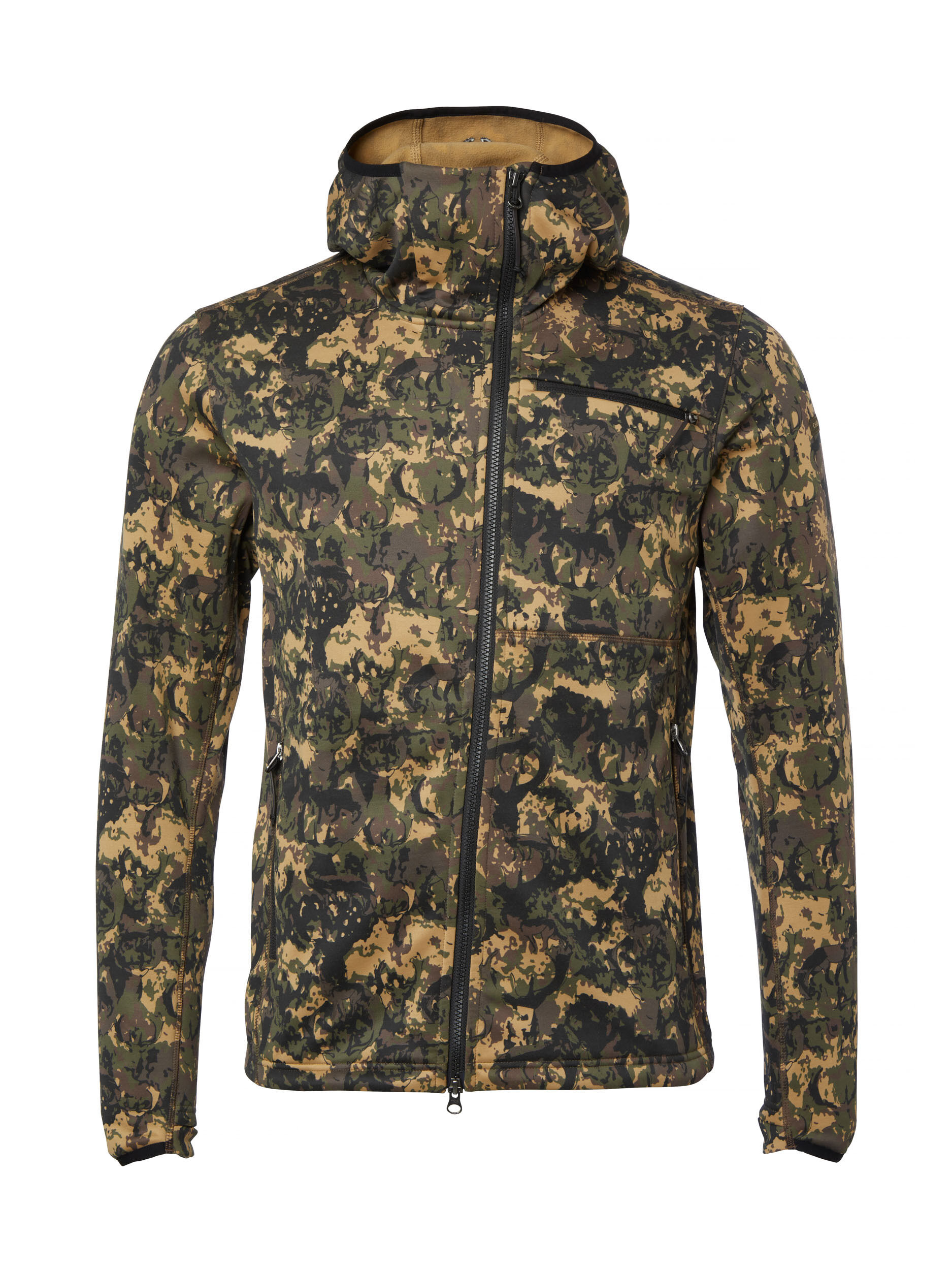 Chevalier Hunter Stretch Zip Hoodie (Antler Camouflage)