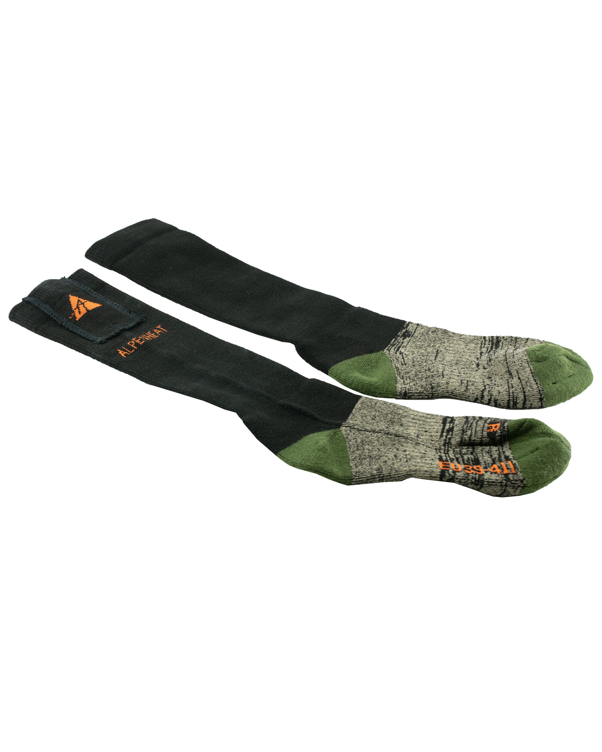 Alpenheat FireWoolSocks Ersatzsocken (schwarz/grün)