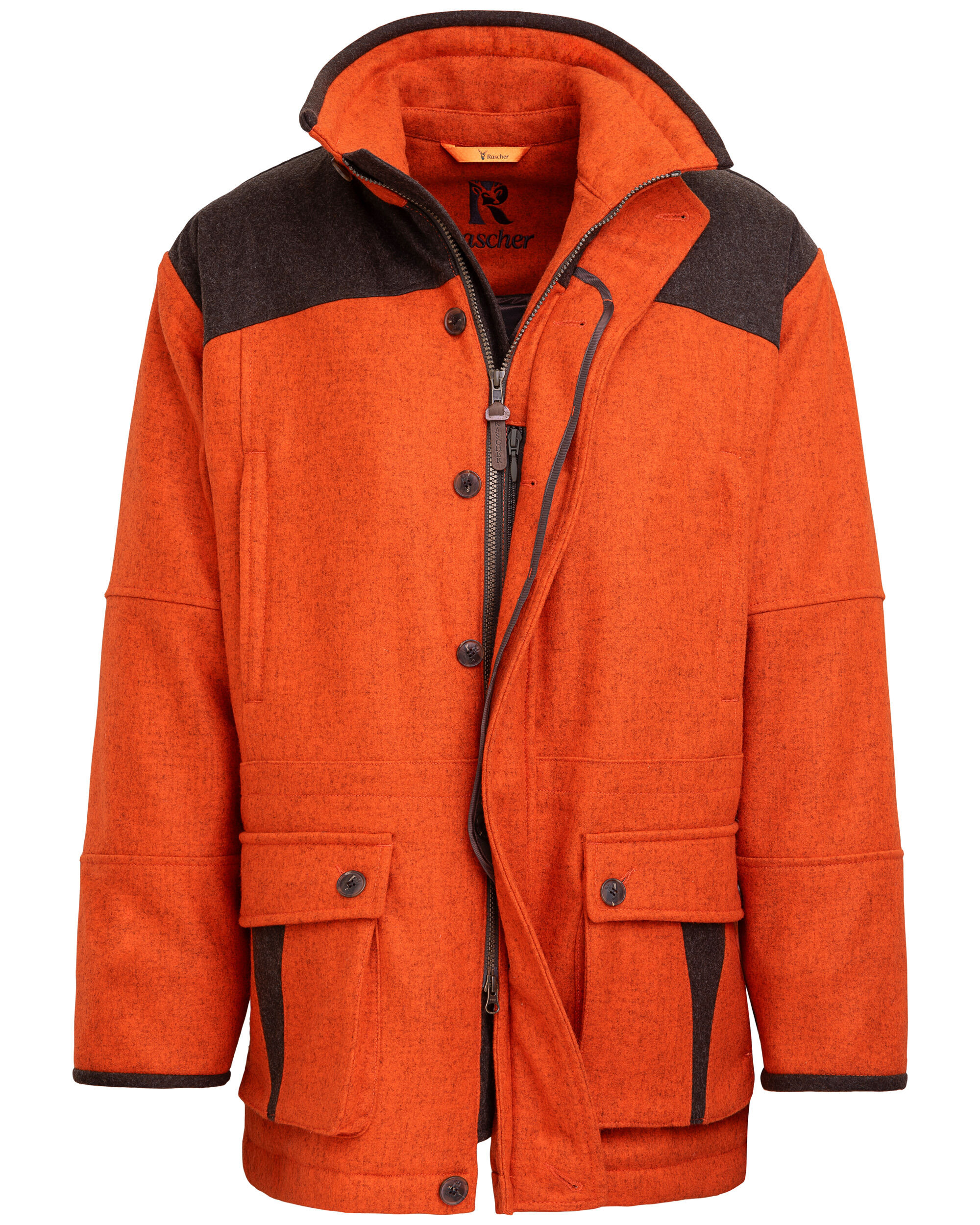 Rascher Loden-Signal-Jacke (orange) Rascher Loden-Signal-Jacke (orange)