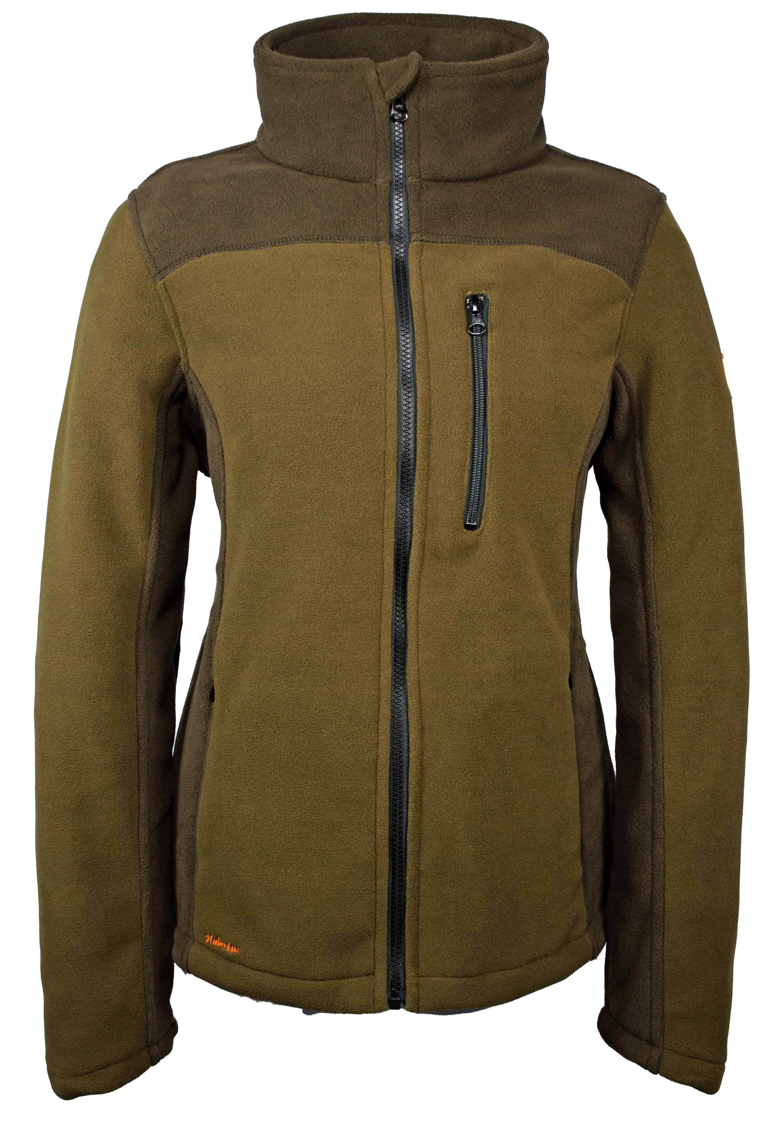 Hubertus Damen-Fleecejacke Eifel (oliv/braun)