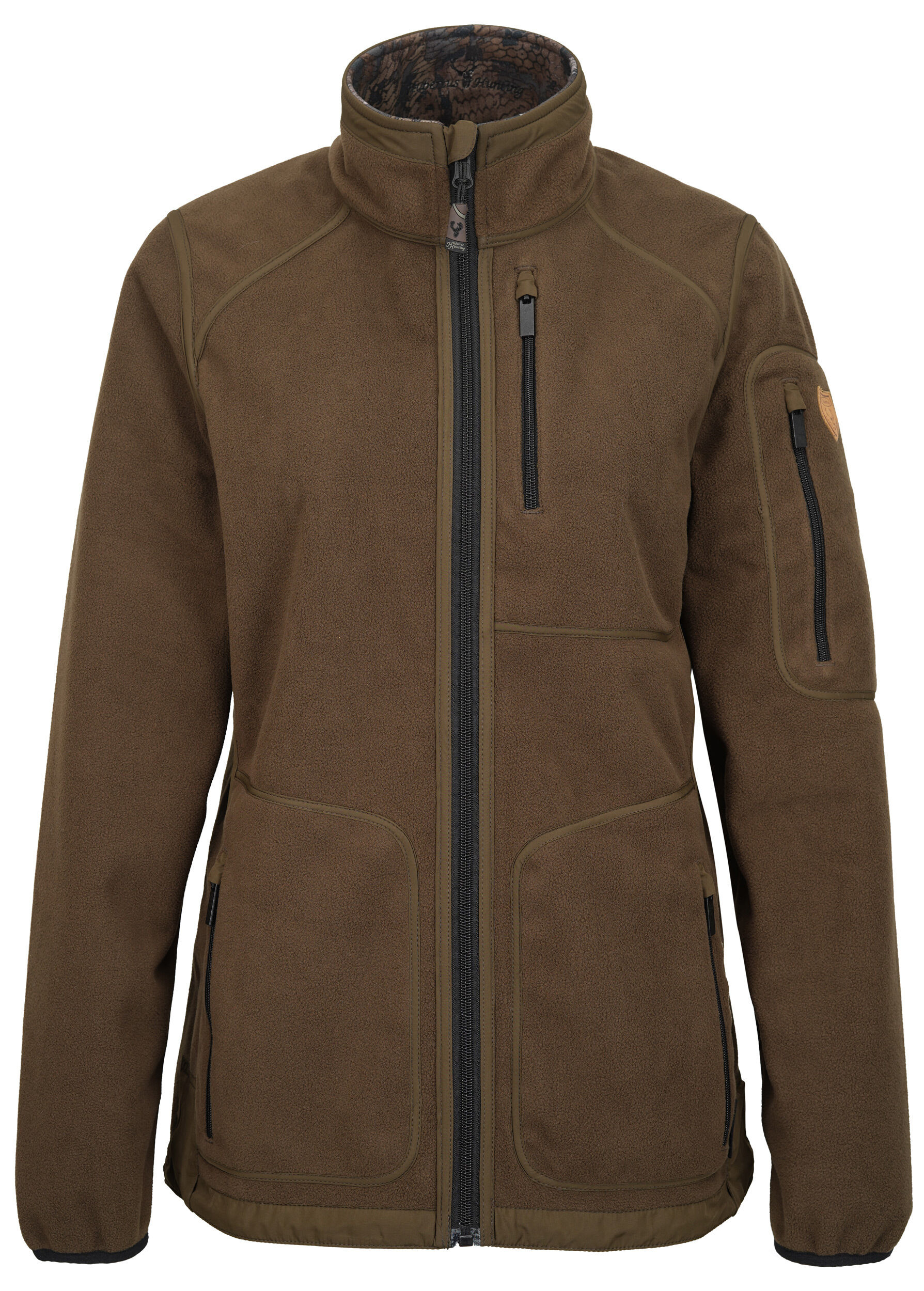 Hubertus Damen-Tarnwendefleecejacke Pirsch 2 (oliv/braun tarn)