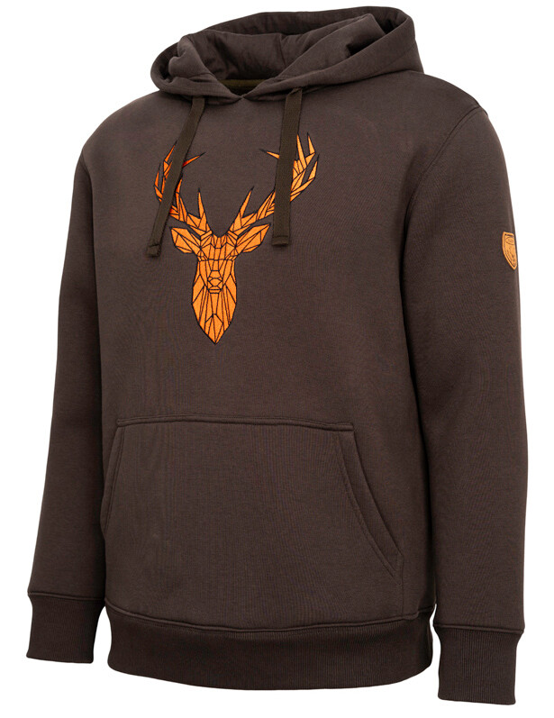 Hubertus Jagdhoodie Hirsch (oliv)