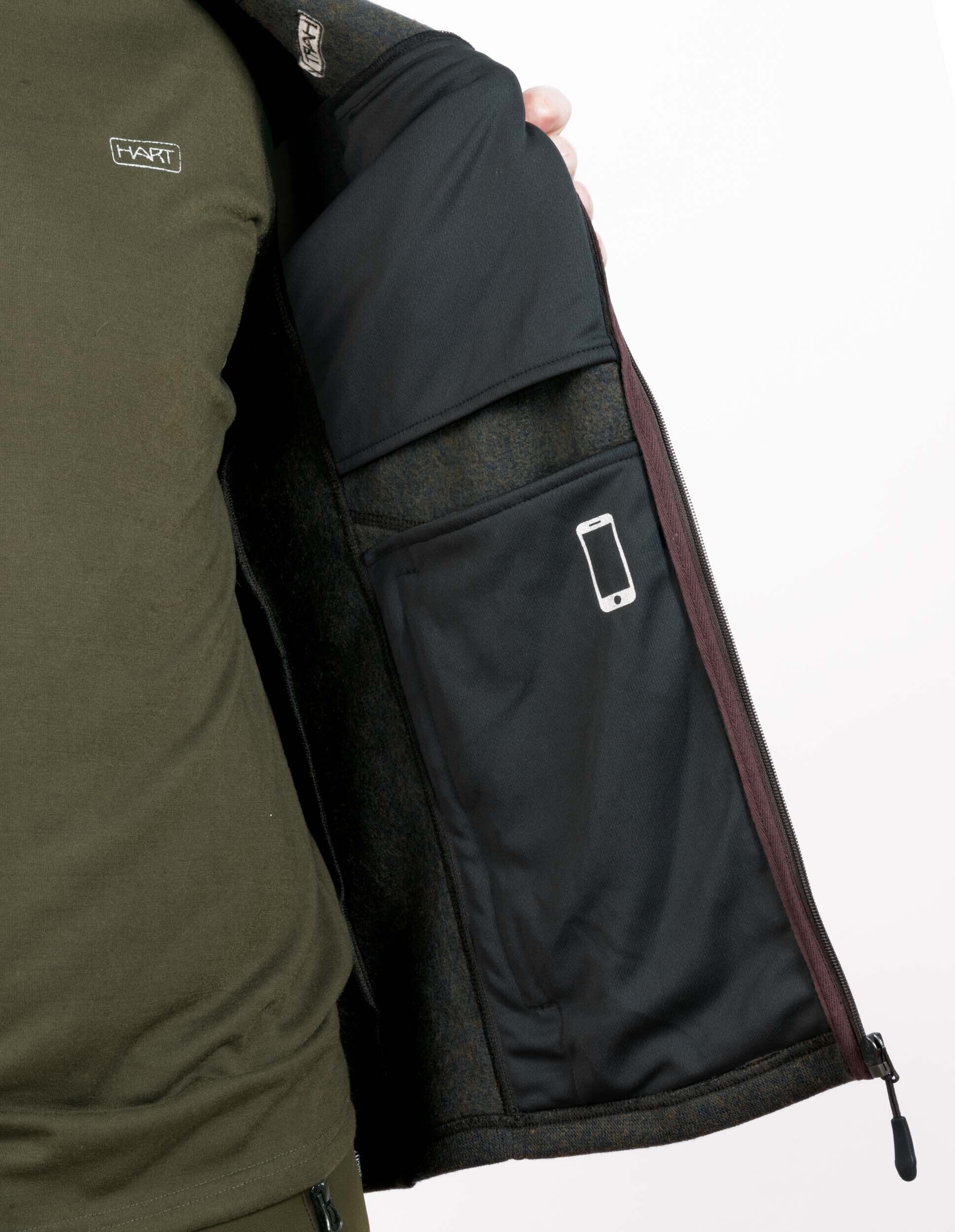 Hart Celle-FZ Fleecejacke (Grün) Hart Celle-FZ Fleecejacke (Grün)