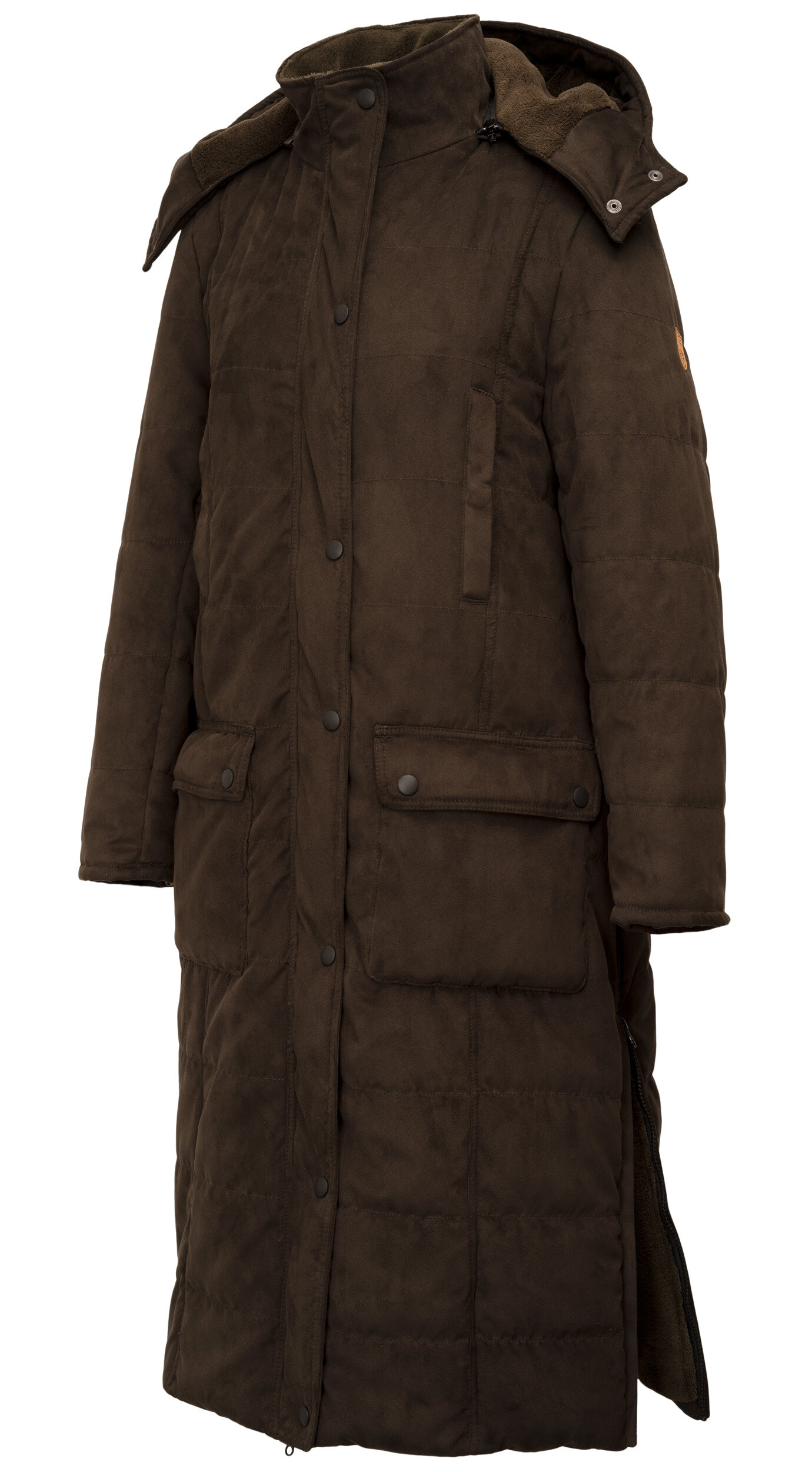 Hubertus Ladies Fashion Micro Ansitzmantel Nordkap (oliv/braun)