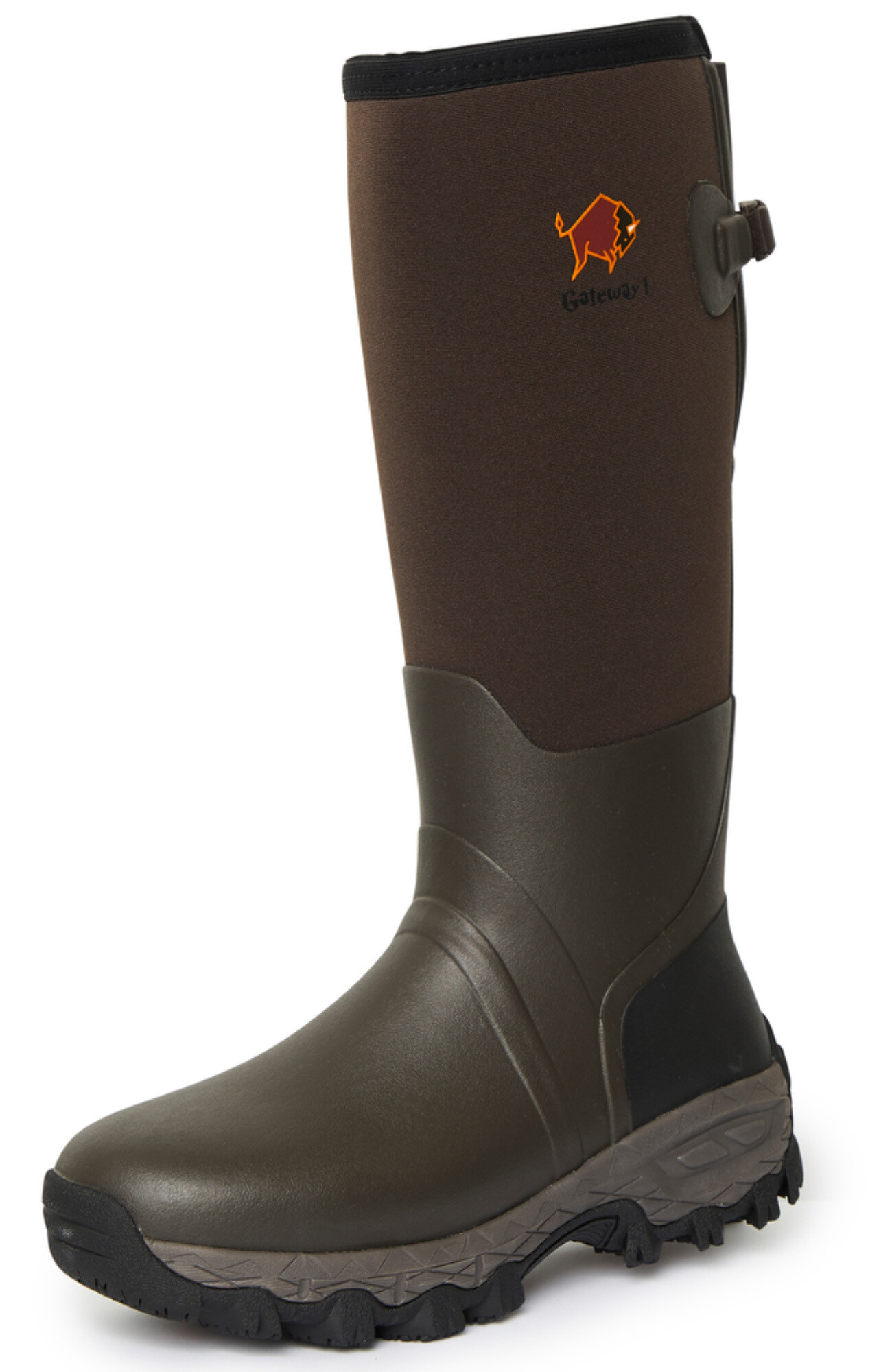 Gateway1 Woodwalker 18" 4mm Gummistiefel (Dark Brown)