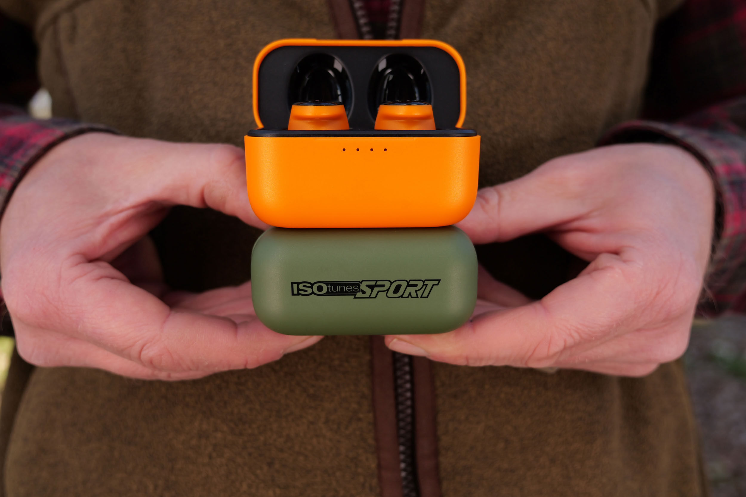 Isotunes Caliber BT aktiver In-Ear-Gehörschutz Limited (orange)