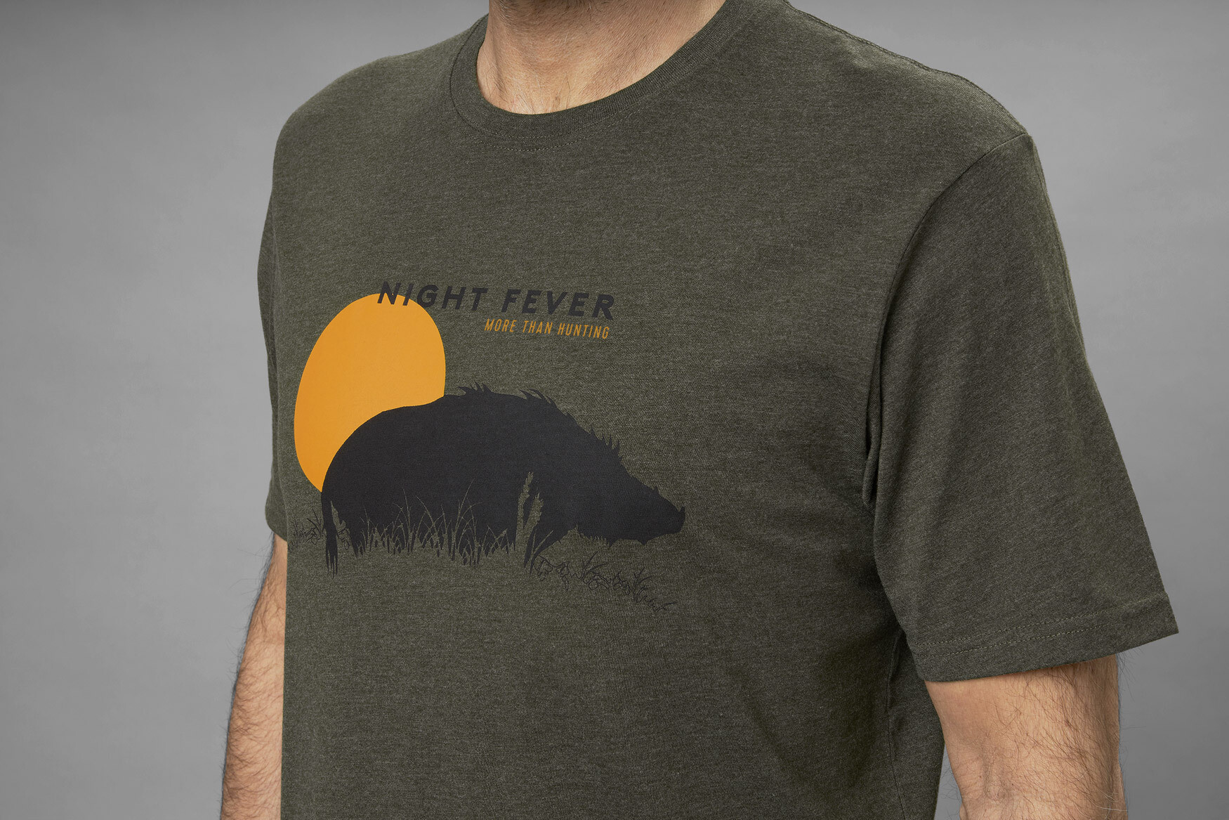 Seeland Night Fever T-Shirt (Pine green melange)
