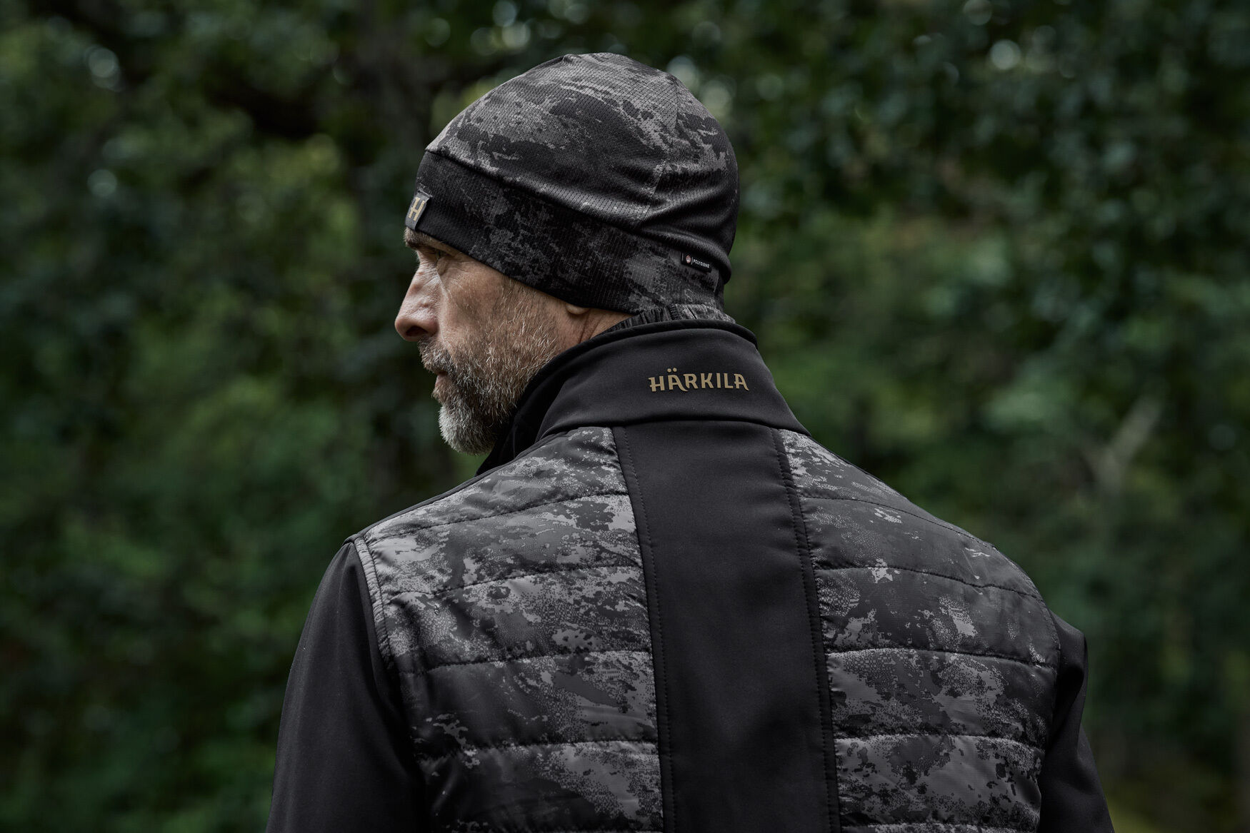 Härkila Noctyx Camo Hybridjacke (AXIS MSP Black)