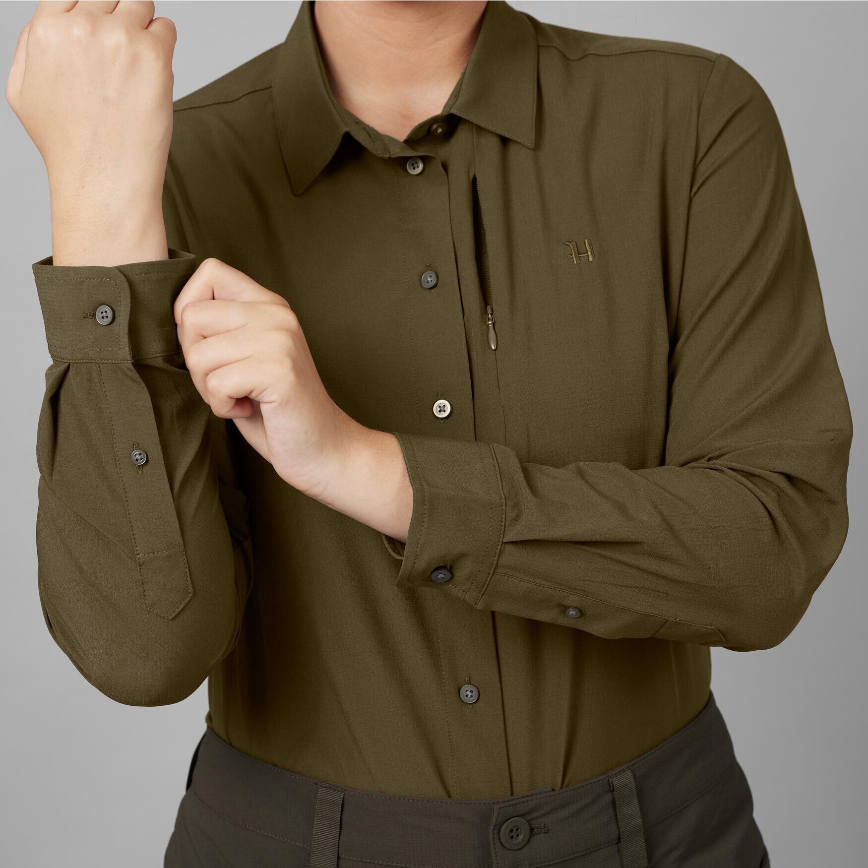 Härkila Trail L/S Shirt Damen (Willow green) Härkila Trail L/S Shirt Damen (Willow green)
