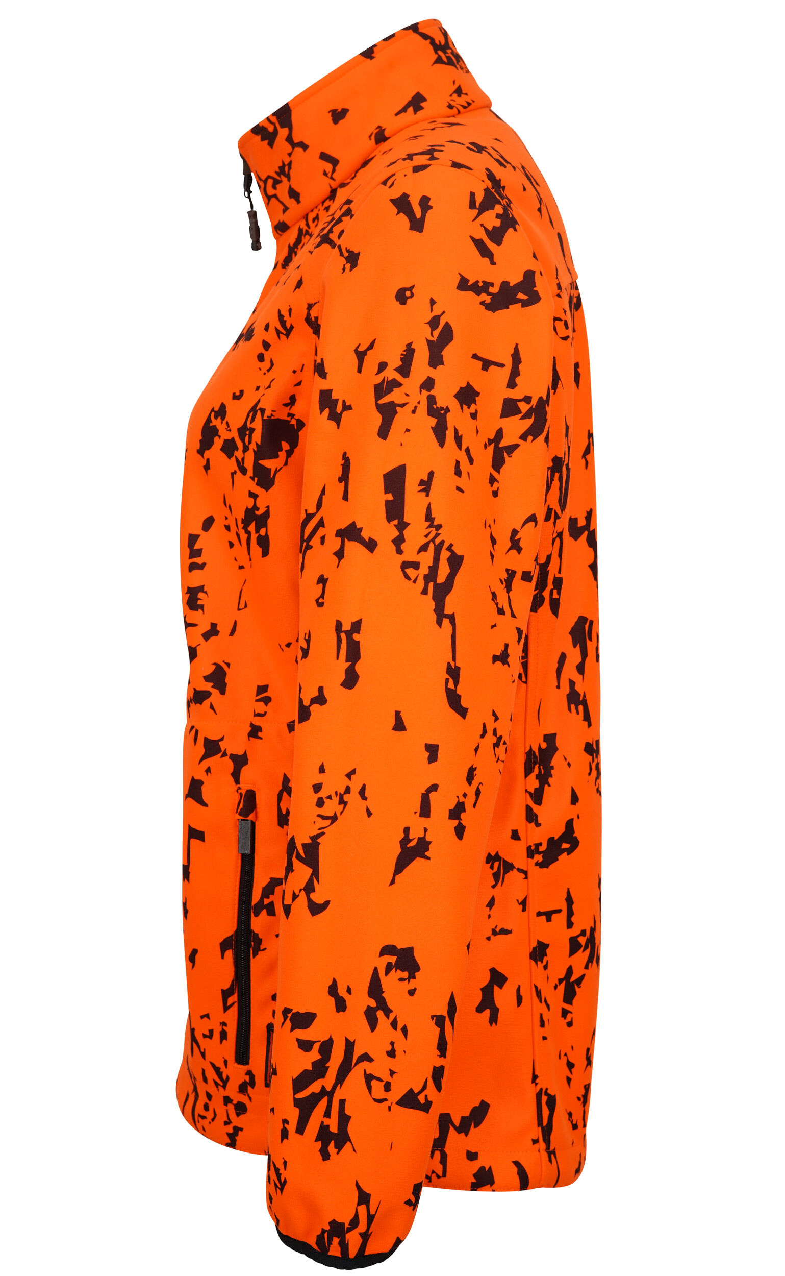 Hubertus Damen-Warnwendefleecejacke Pirsch 2 (oliv/orange)
