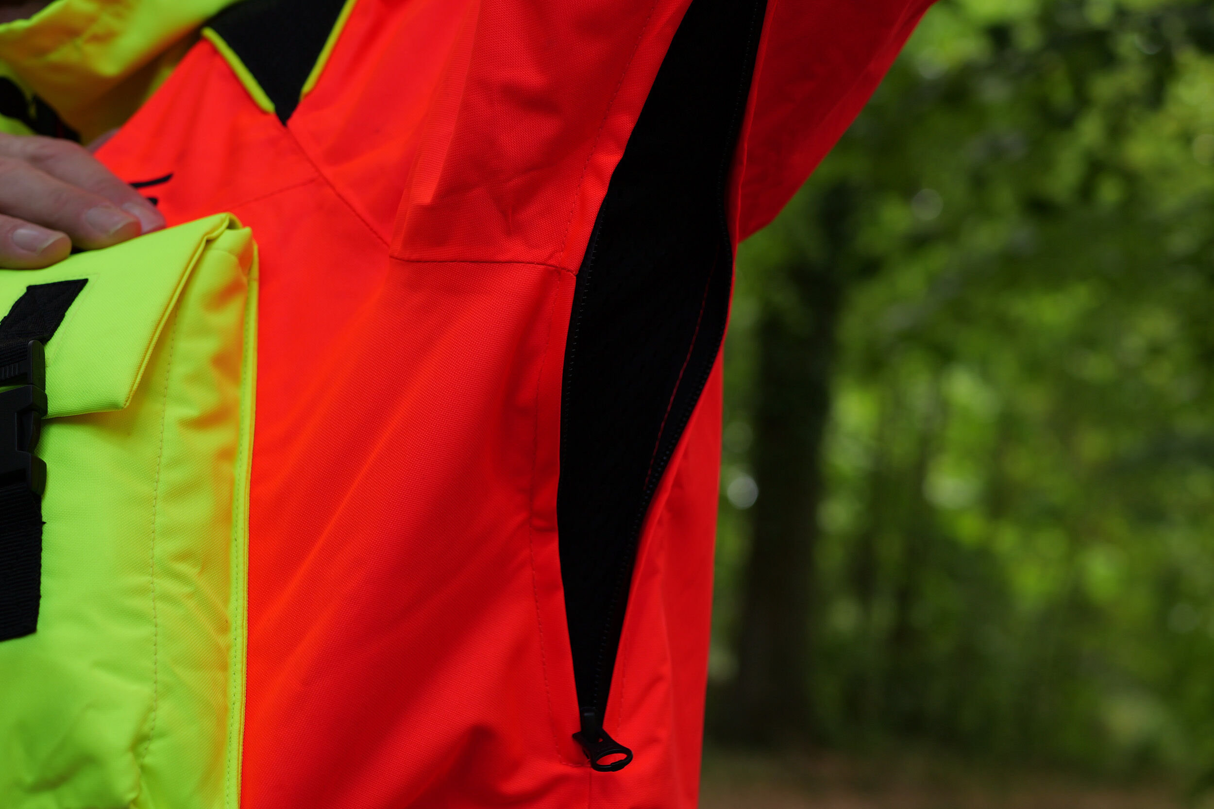 PSS X-treme Hybrid Schlupfjacke (rot/gelb)