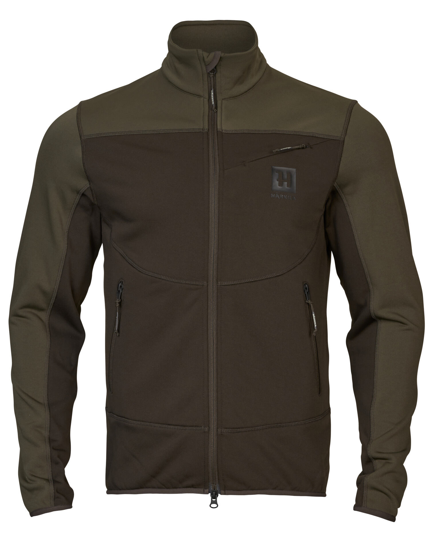 Härkila Olaf Fleecejacke (Brown/Forest)