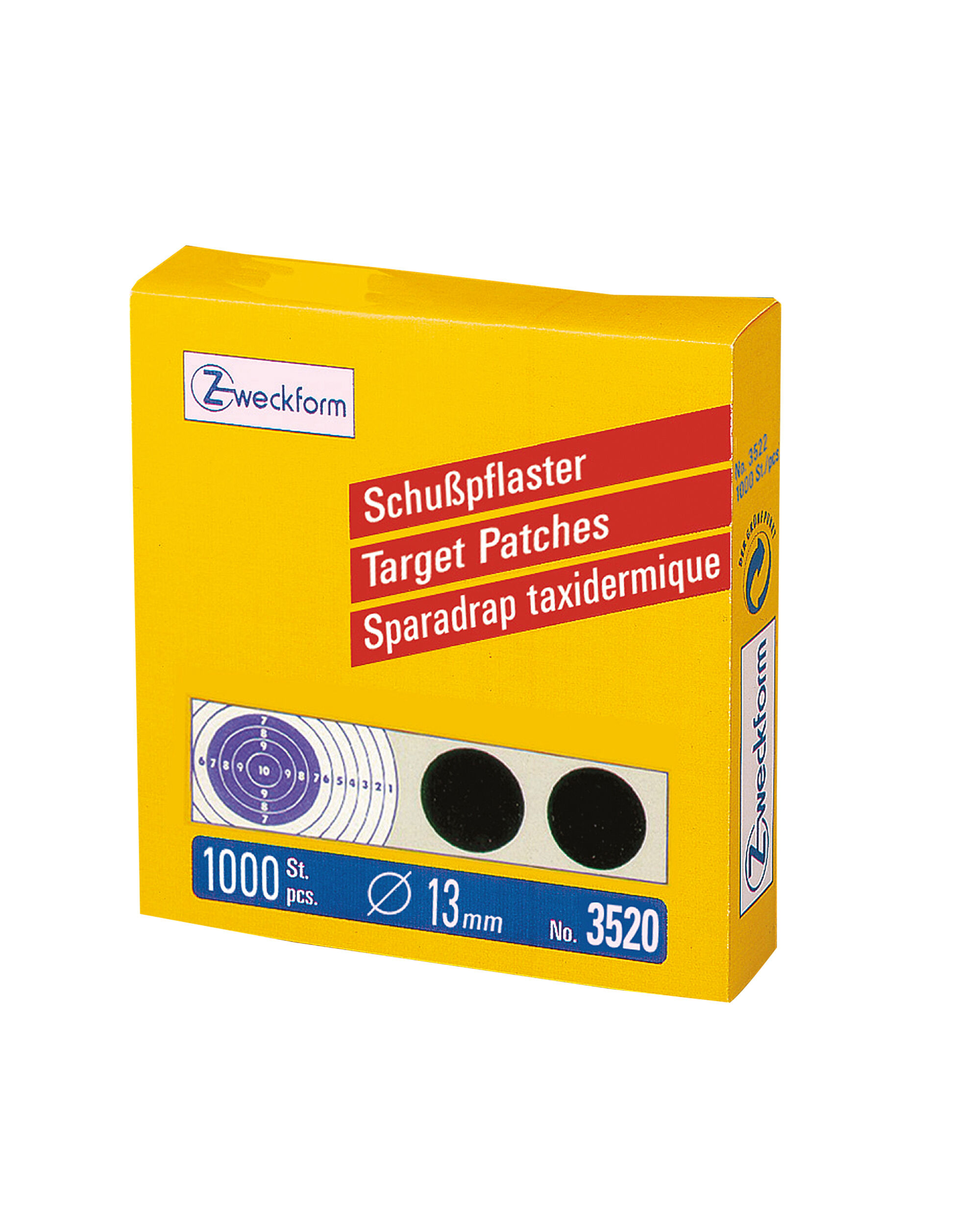 Schusspflaster schwarz