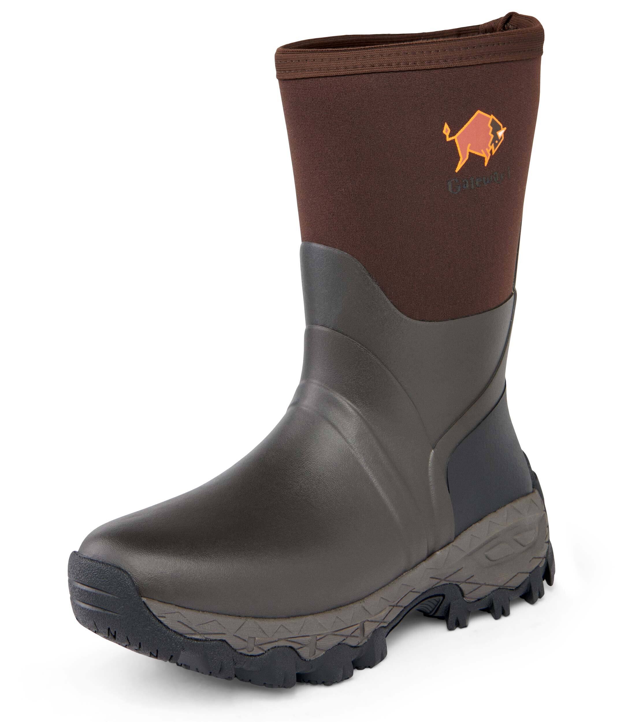 Gateway1 Woodwalker 12" 4mm Gummistiefel (Dark Brown)