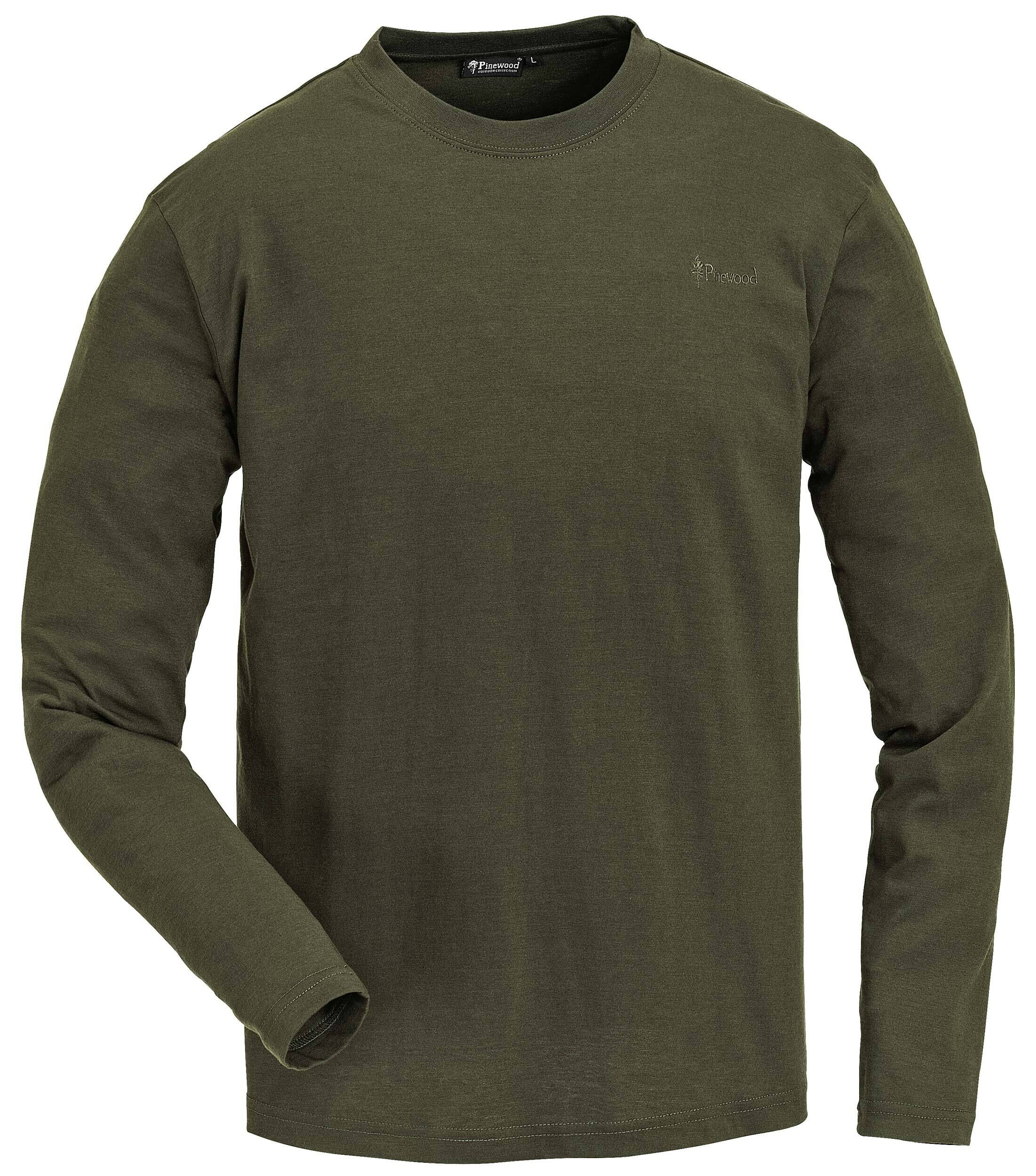 Pinewood Langarm Shirt 2-Pack (Grün)