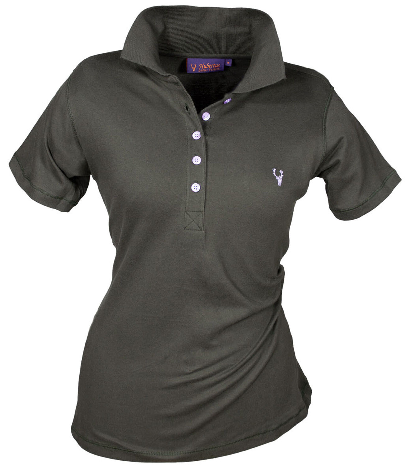 Hubertus Jagd-Poloshirt Damen (dkl.-oliv) Hubertus Jagd-Poloshirt Damen (dkl.-oliv)
