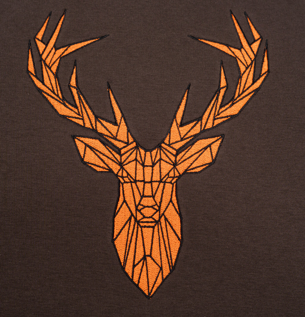 Hubertus Jagdhoodie Hirsch (oliv)