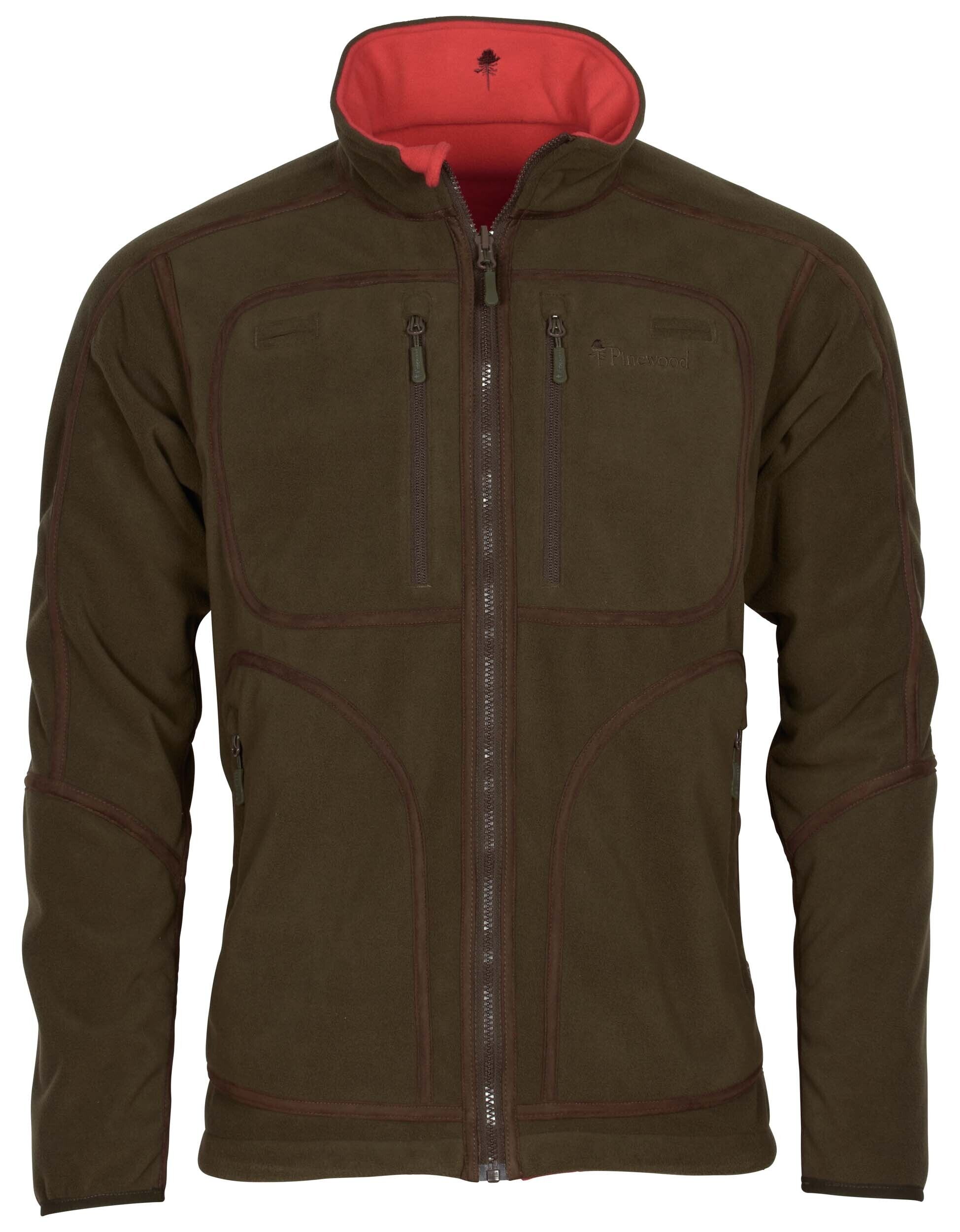 Pinewood Furudal Wende-Fleecejacke (Brown/Red) Pinewood Furudal Wende-Fleecejacke (Brown/Red)