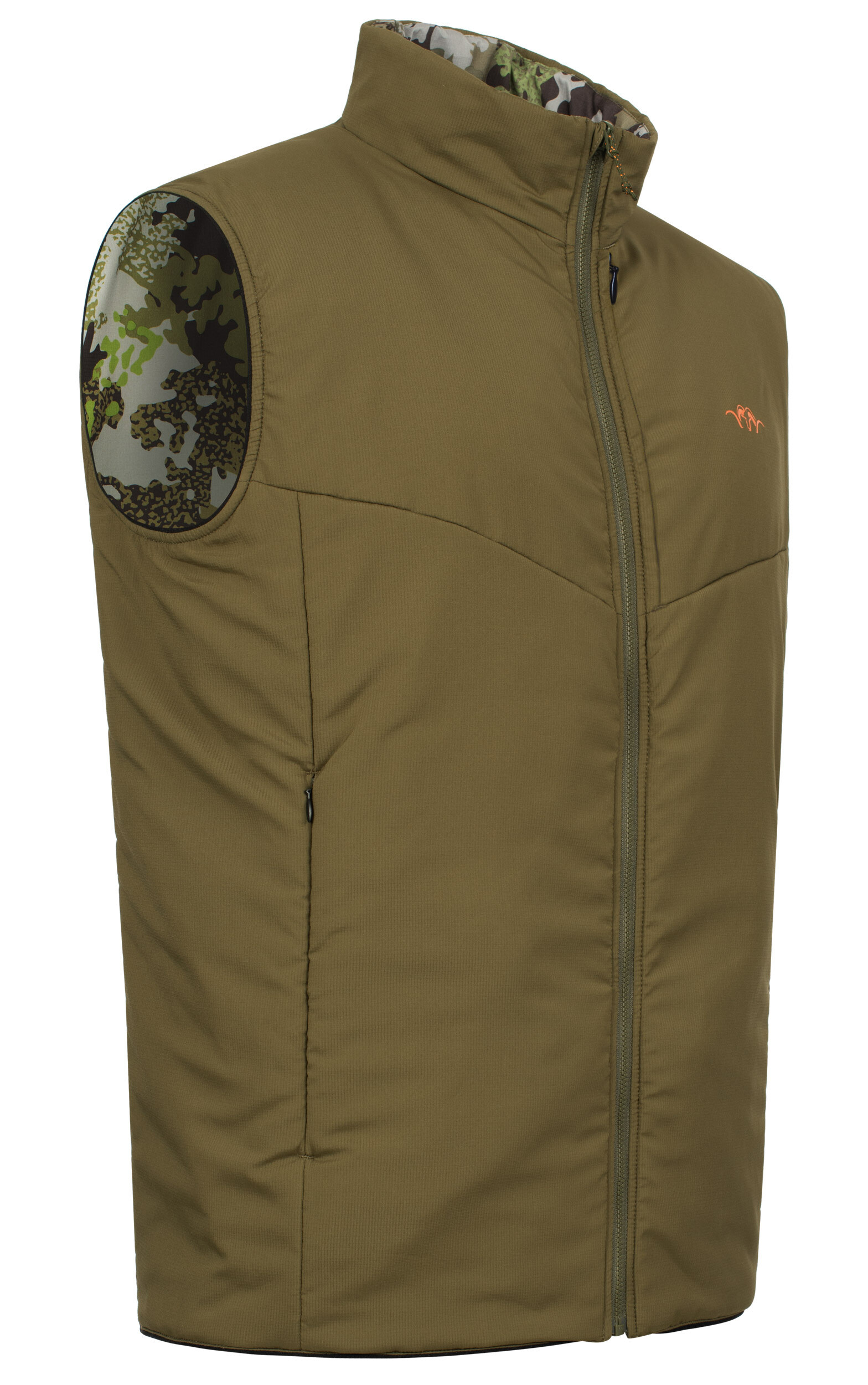 Blaser Wendeweste Endeavor (dunkel oliv, HunTec Camo) Blaser Wendeweste Endeavor (dunkel oliv, HunTec Camo)