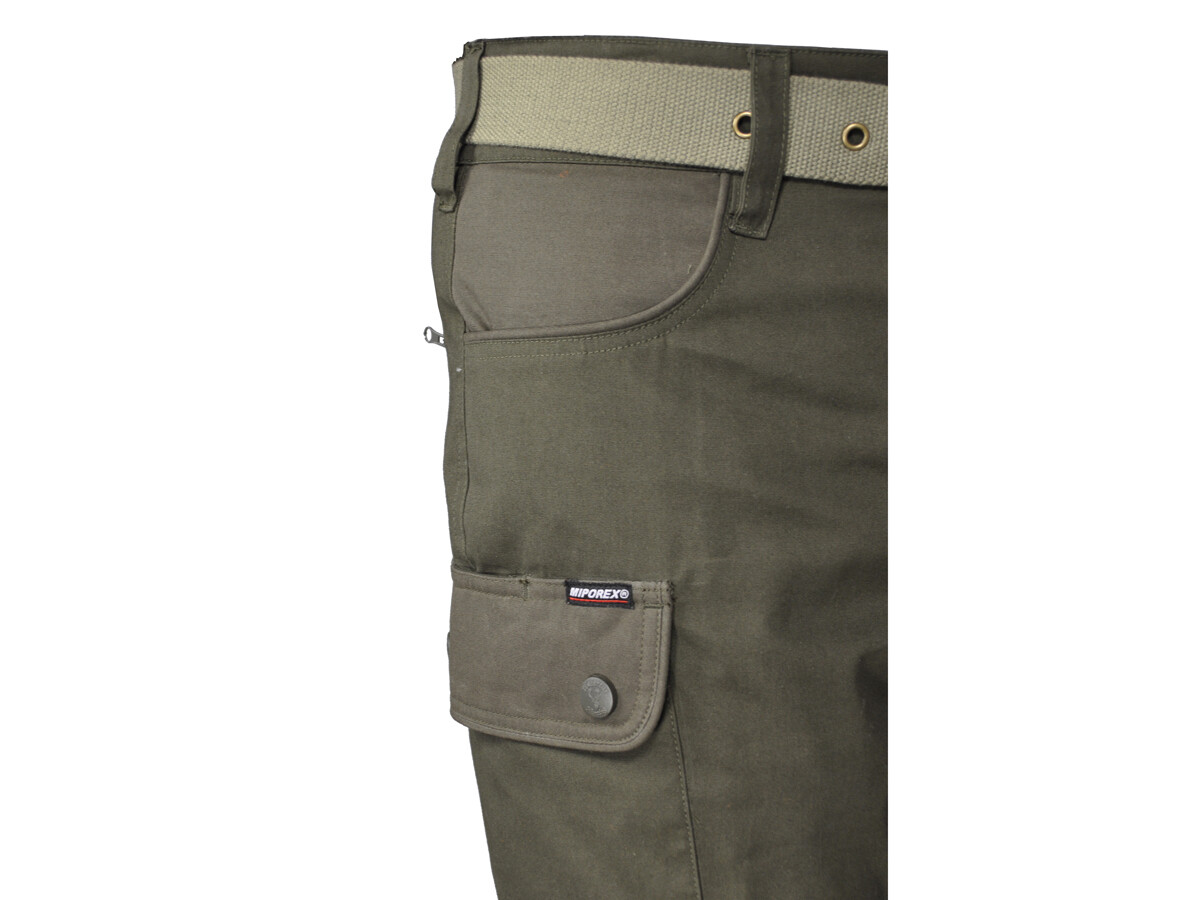 Hubertus Outdoorhose OS 50 Membran Blattschuss (oliv/braun)