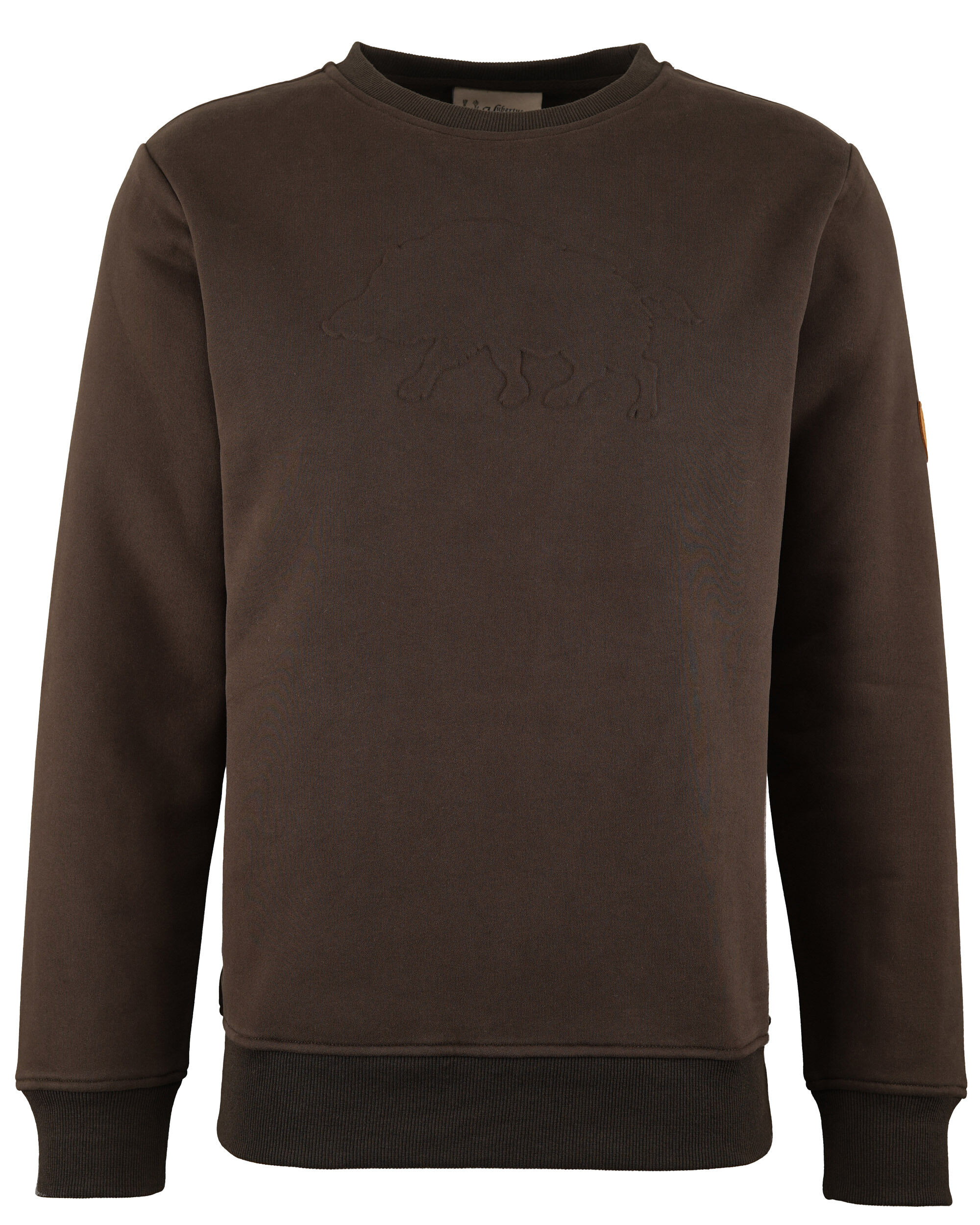 Hubertus Funktions-Pullover Keilermotiv Oscar (oliv/braun)