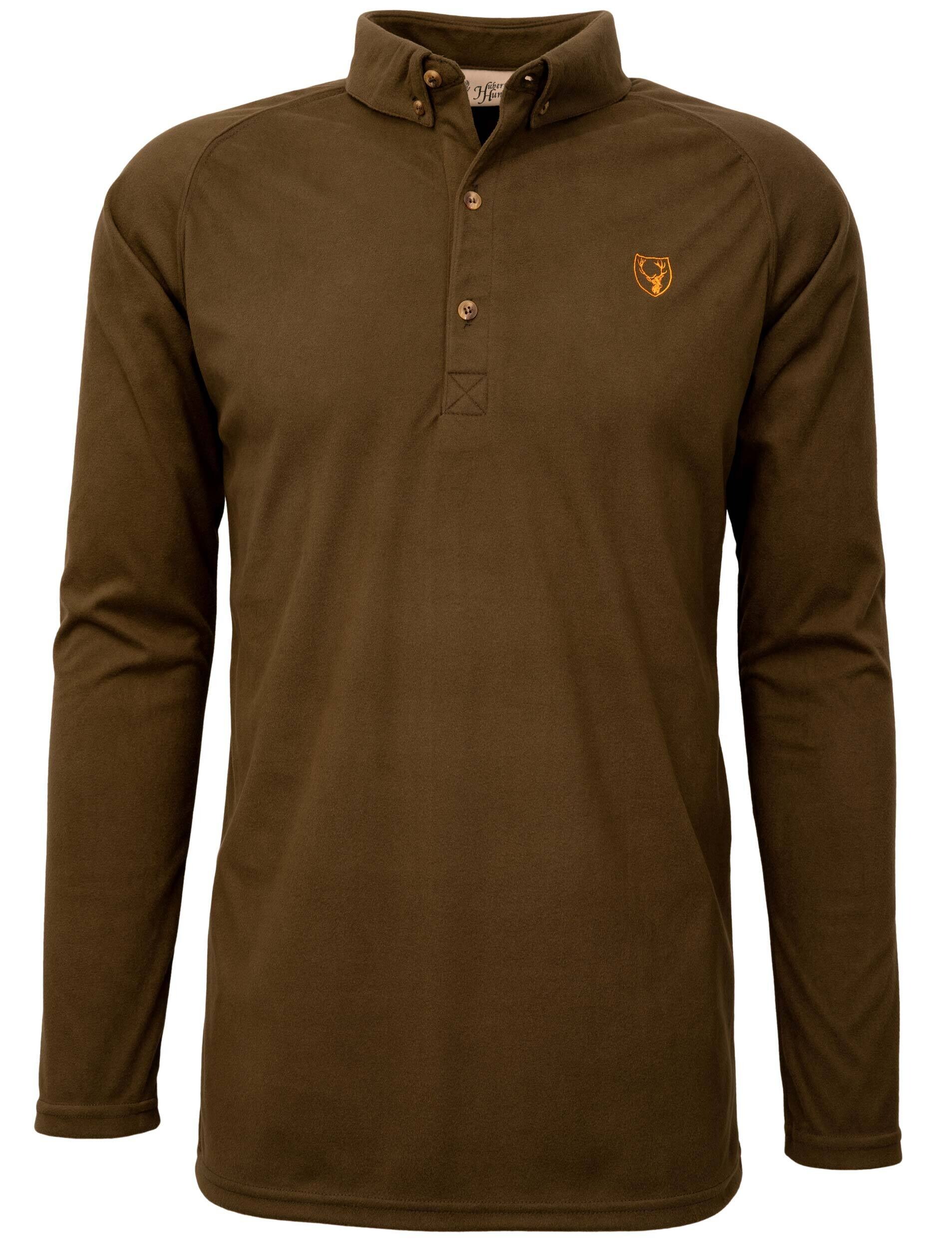 Hubertus Funktionsshirt mit Kragen (oliv)