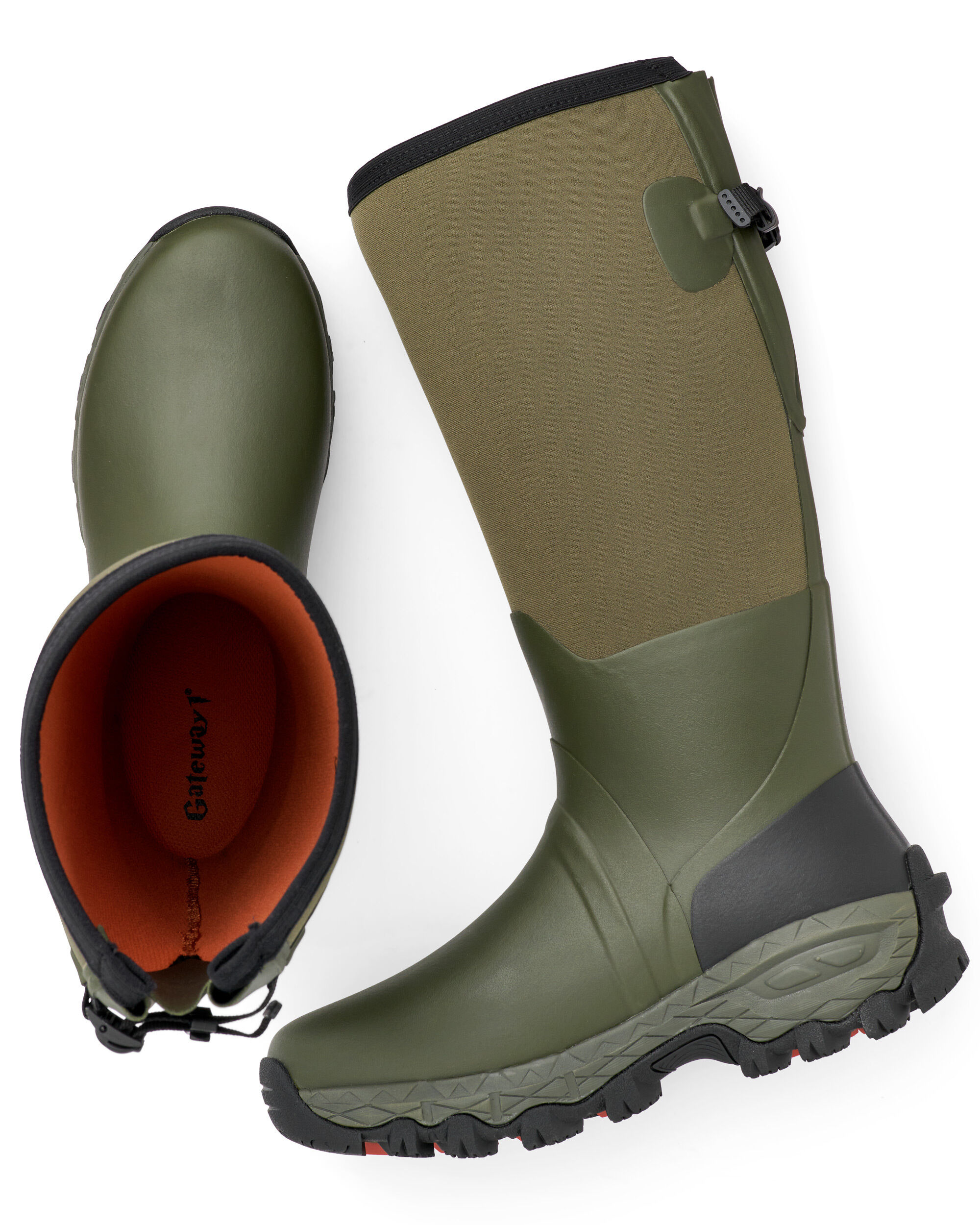Gateway1 Woodwalker 18" 4mm Gummistiefel (Khaki)