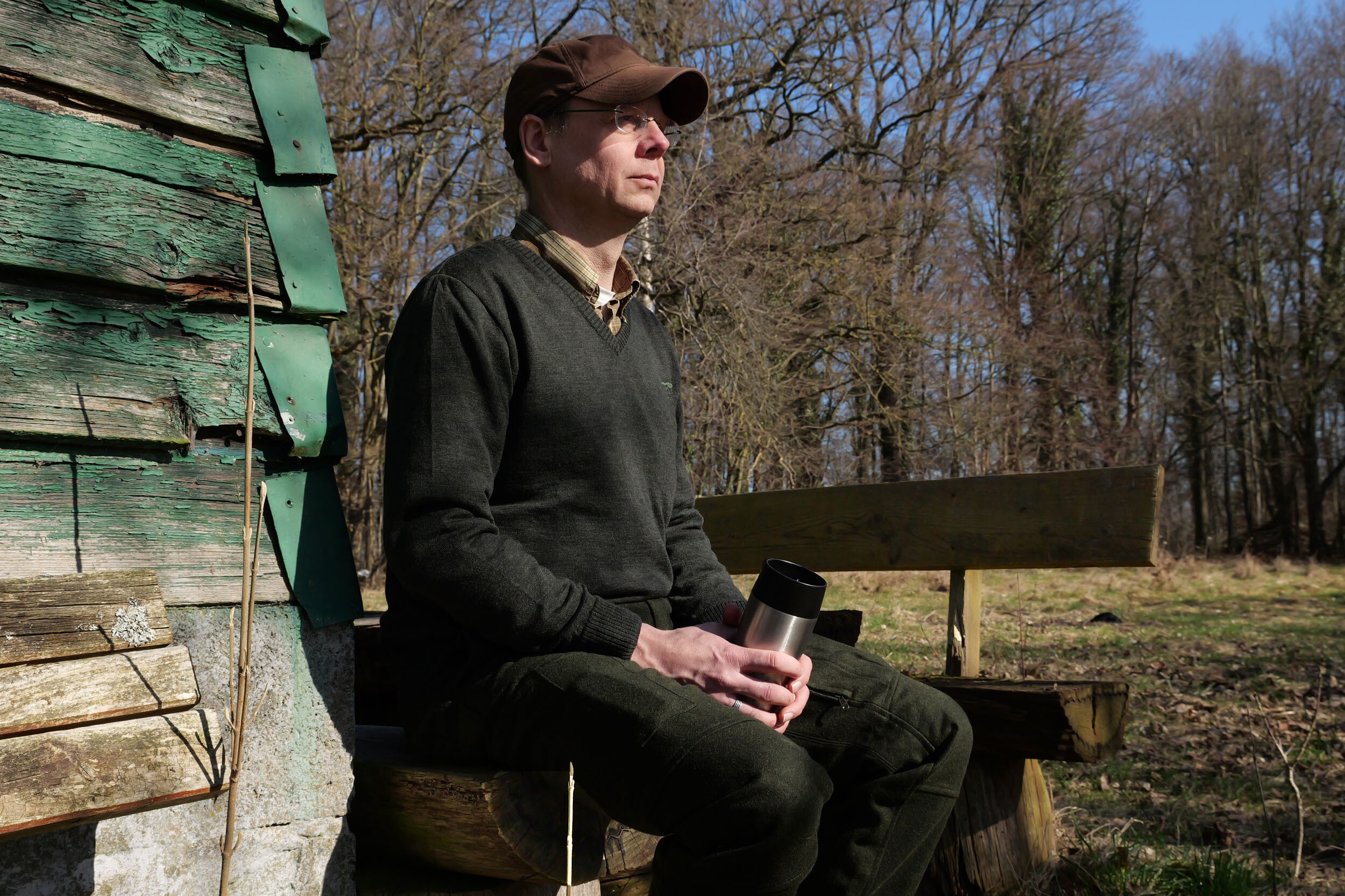 Jagdhund V-Pullover Lanzenbach (Grün)