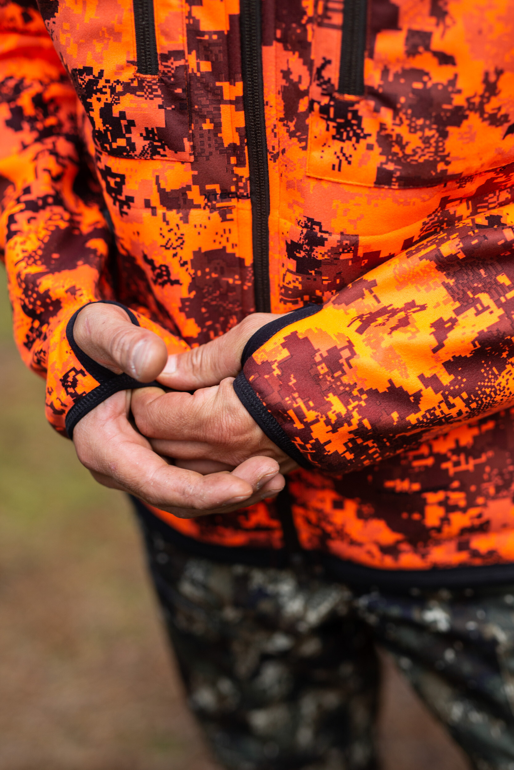 Northern Hunting Franke Wendejacke (green/blaze camo)