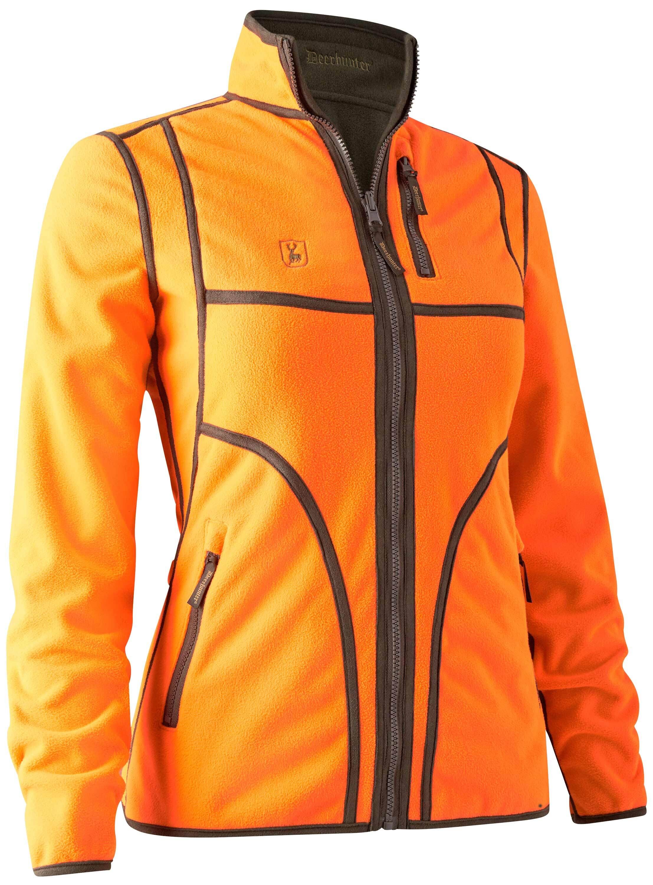 Deerhunter Lady Pam Wende-Fleecejacke (Orange/Grün)