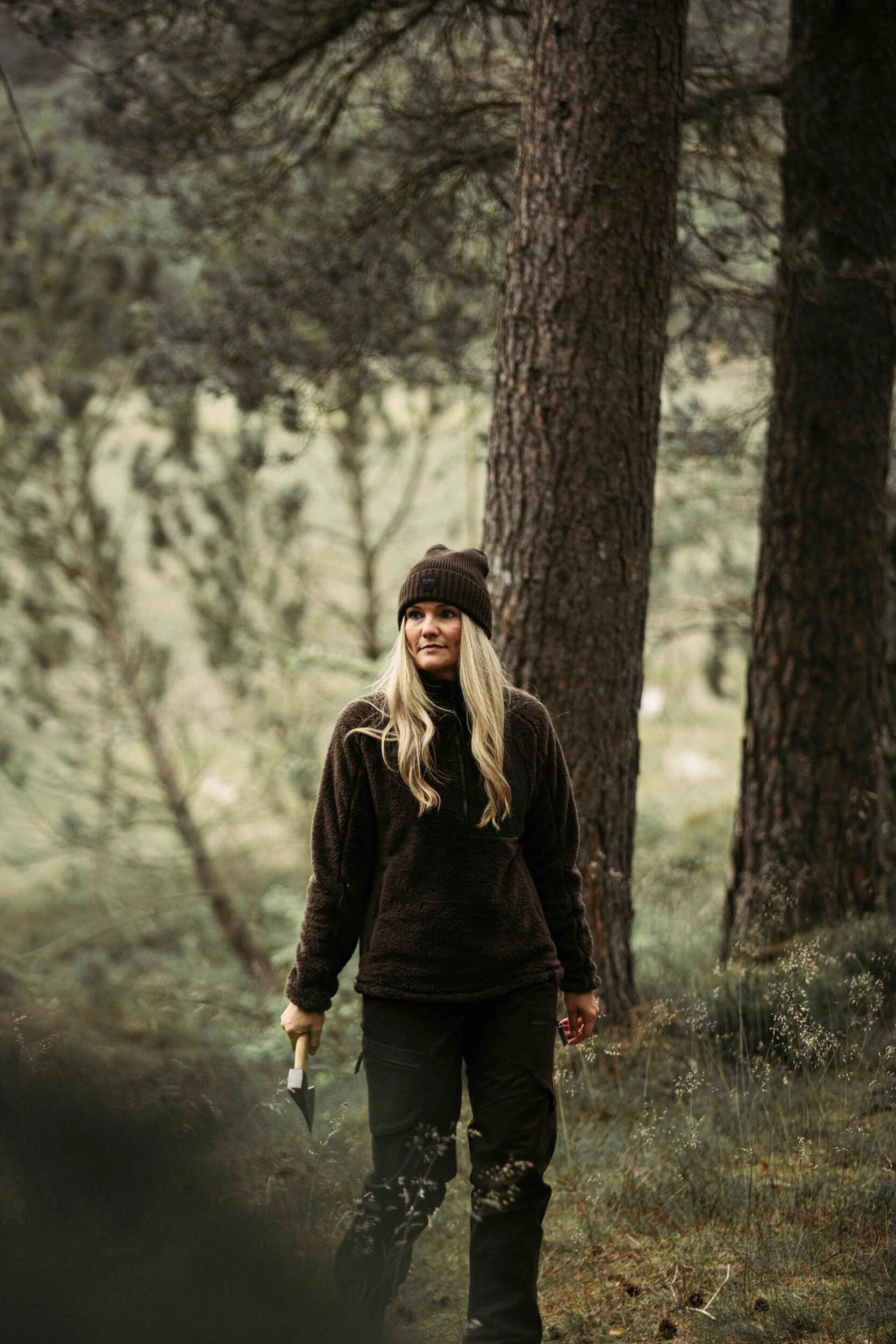 Northern Hunting Rikvi Faserpelz-Pullover Damen (Brown)