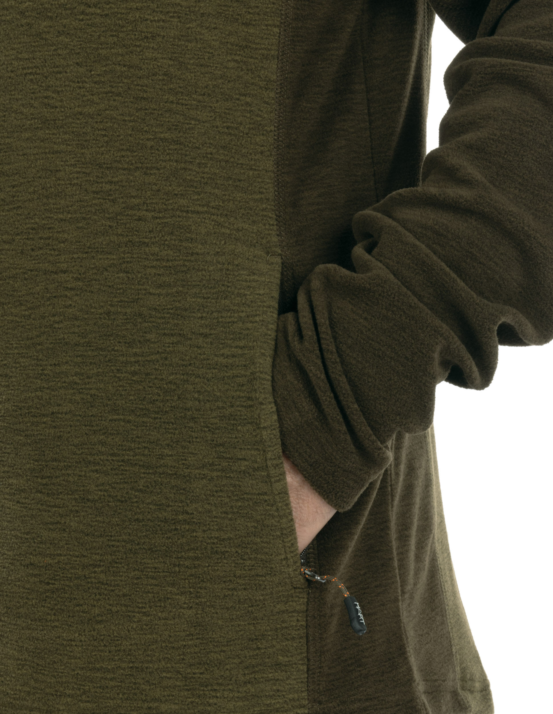 Hart Fleece-Strickpulli Sarren (Grün)
