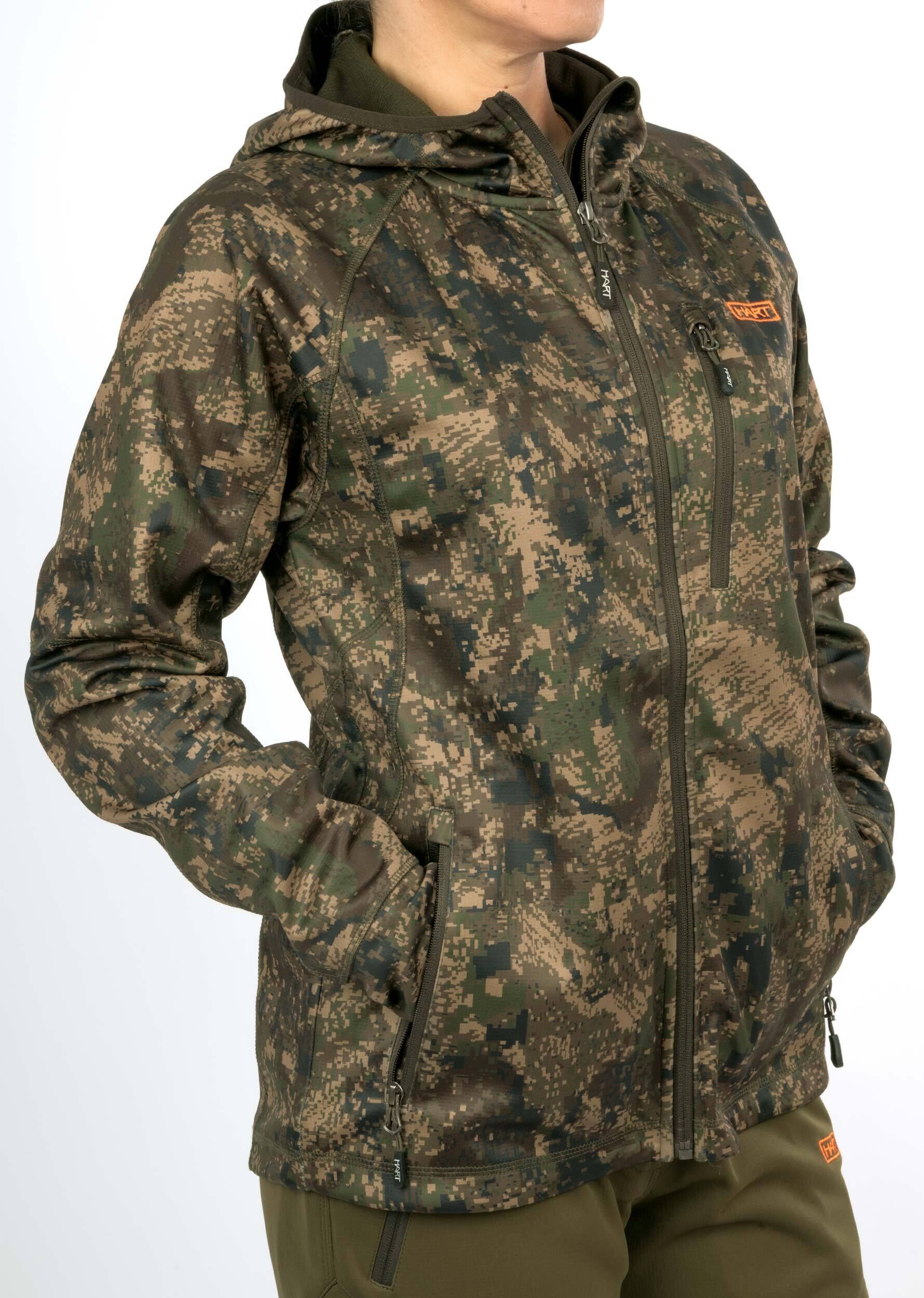 Hart Hoodie-Jacke Stilk-HXT Damen (pixel forest) Hart Hoodie-Jacke Stilk-HXT Damen (pixel forest)