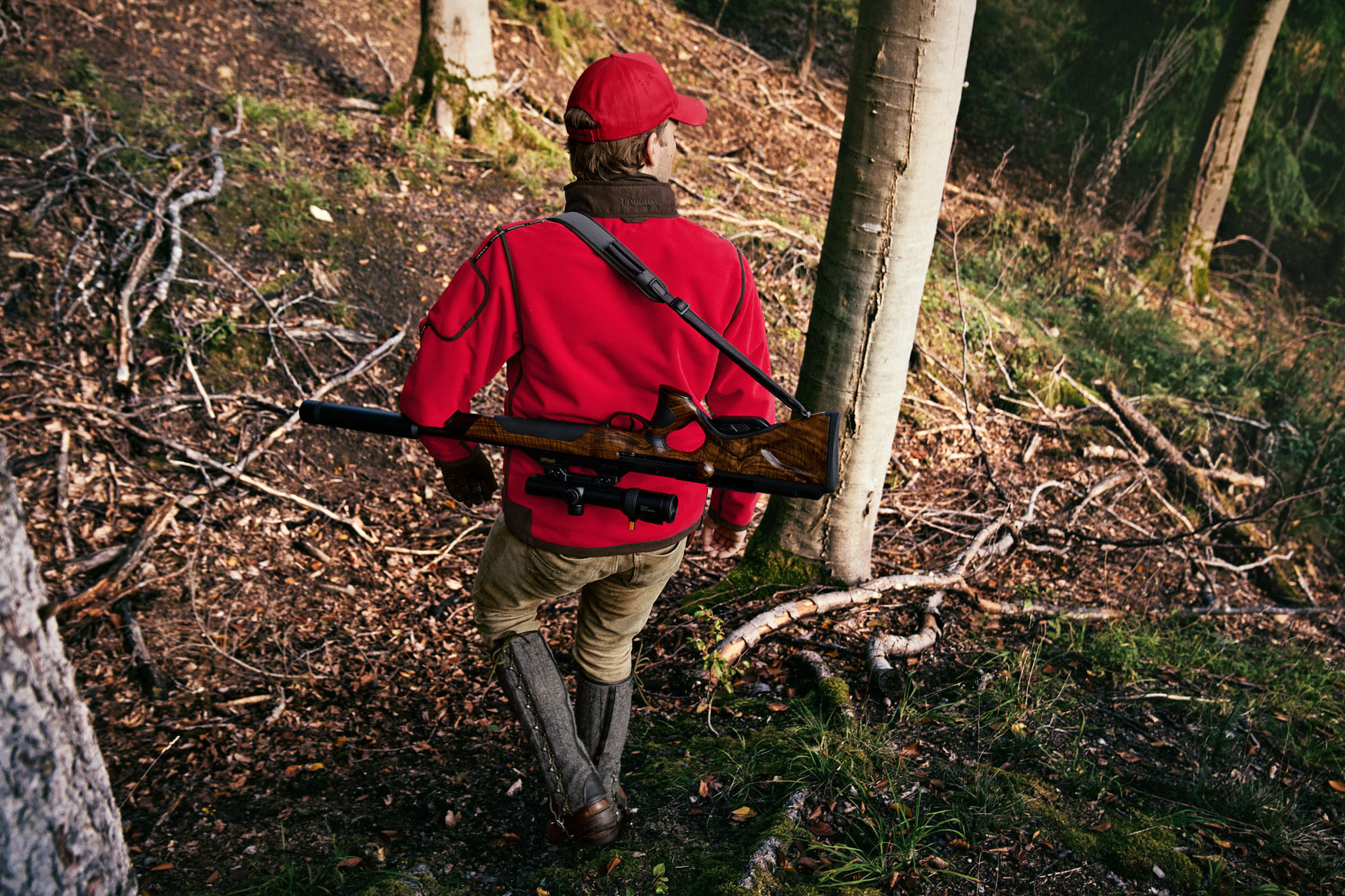 Härkila Kamko Regal Fleece-Wendejacke (Red/Brown)