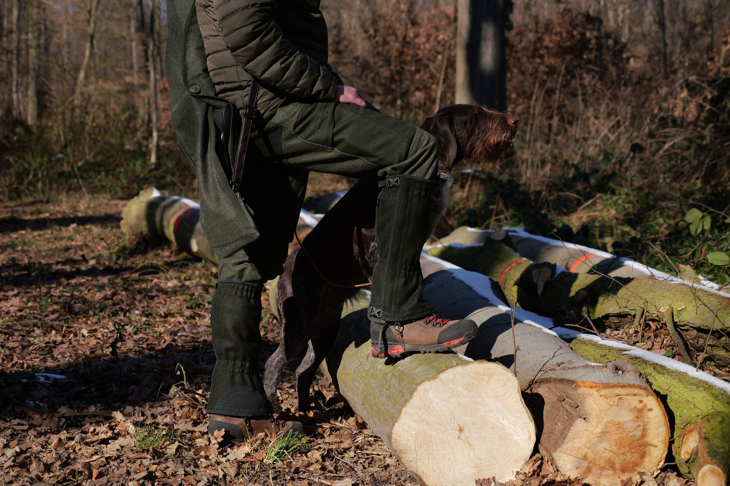 Jagdhund Lodengamaschen Schladminger (oliv) Jagdhund Lodengamaschen Schladminger (oliv)