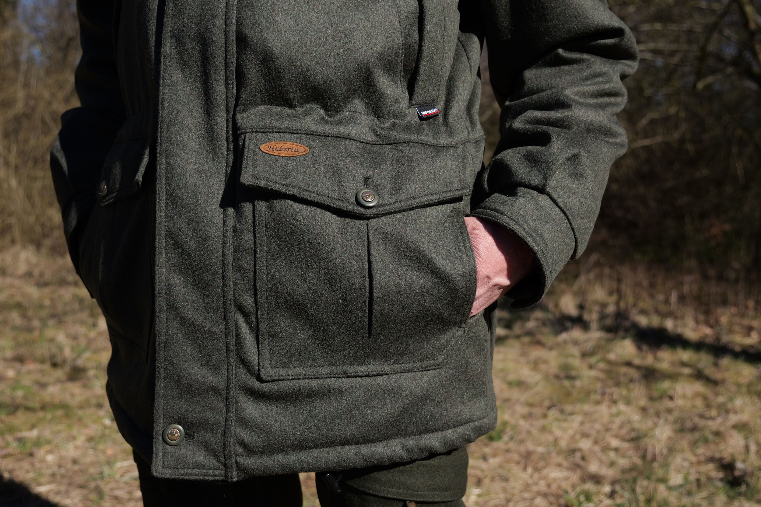 Hubertus Lodenjacke Forest (oliv)