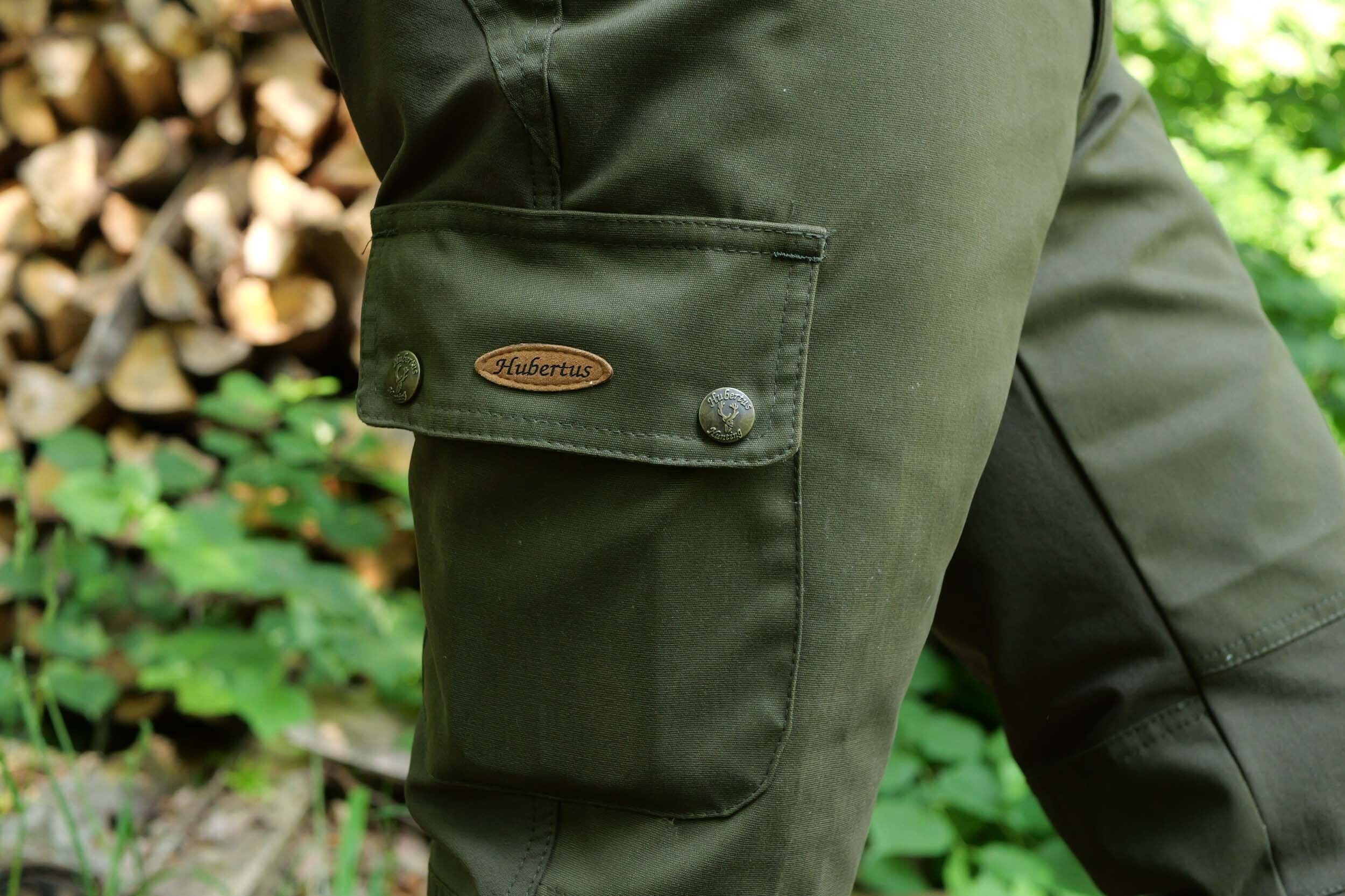 Hubertus Canvas-Outdoorhose mit Stretcheinsatz (oliv) Hubertus Canvas-Outdoorhose mit Stretcheinsatz (oliv)